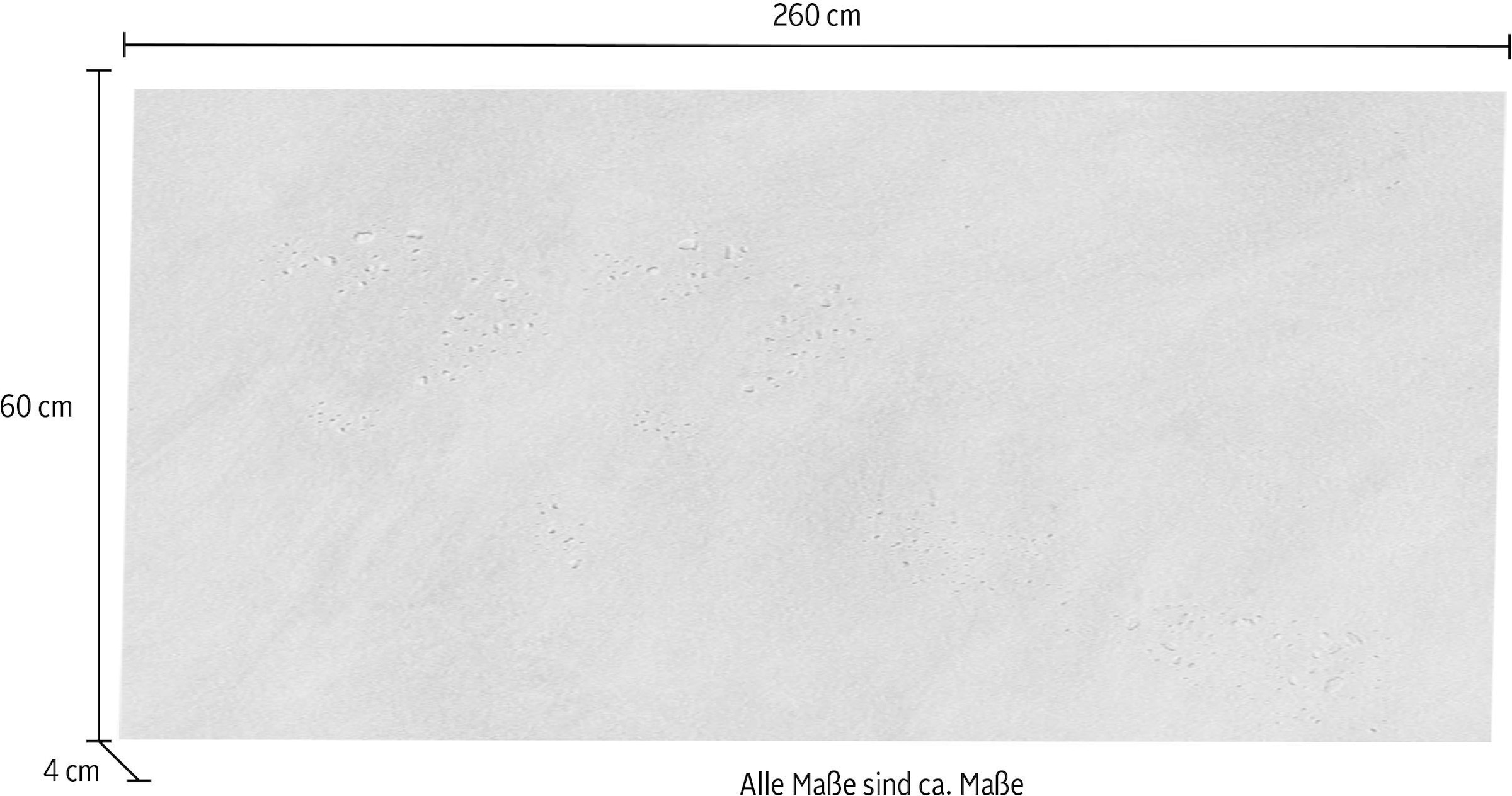 KOCHSTATION Arbeitsplatte »"KS-Scafa"«, in verschiedenen Breiten, Stärke 4 cm