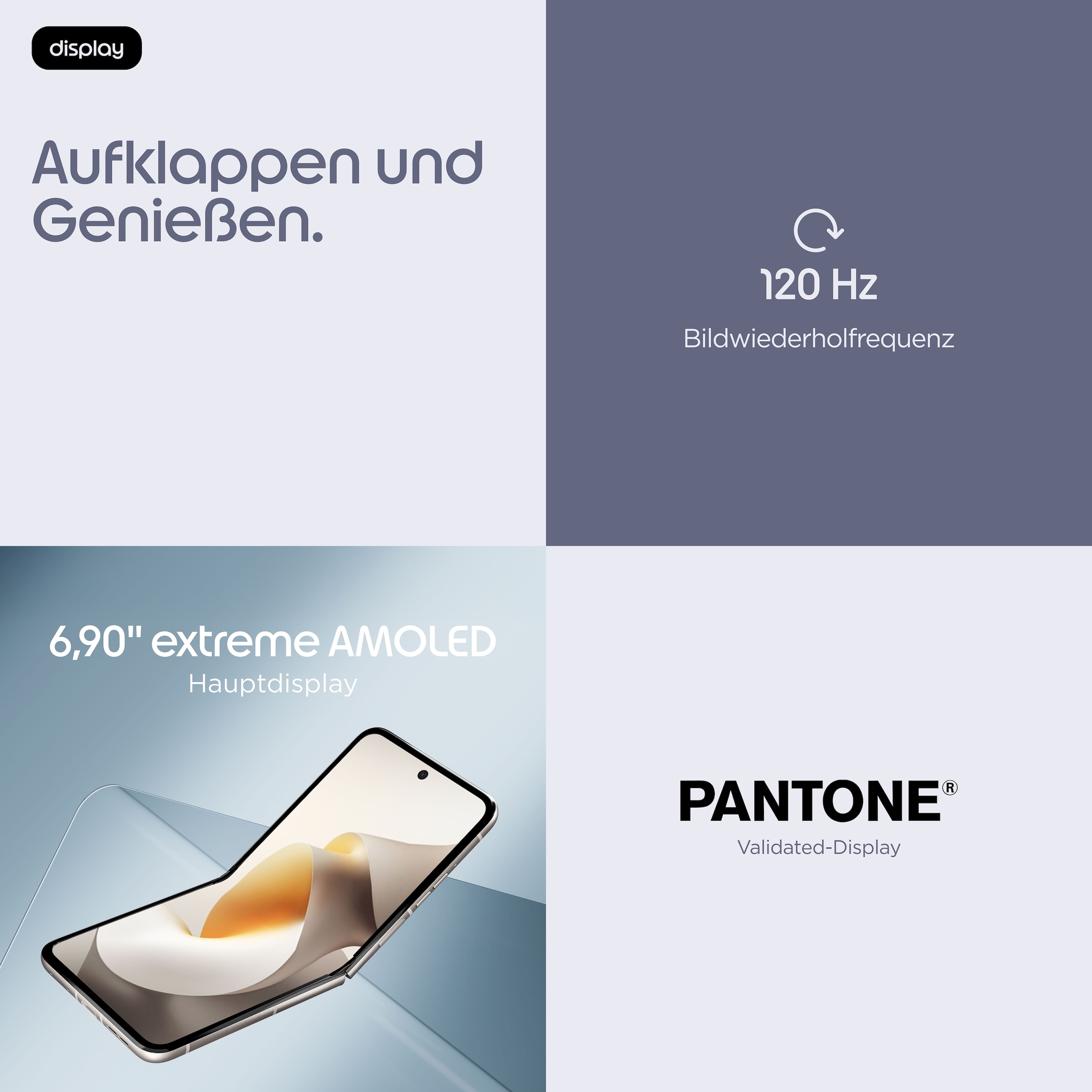 Motorola Smartphone »razr 70« PANTONE® Hematite