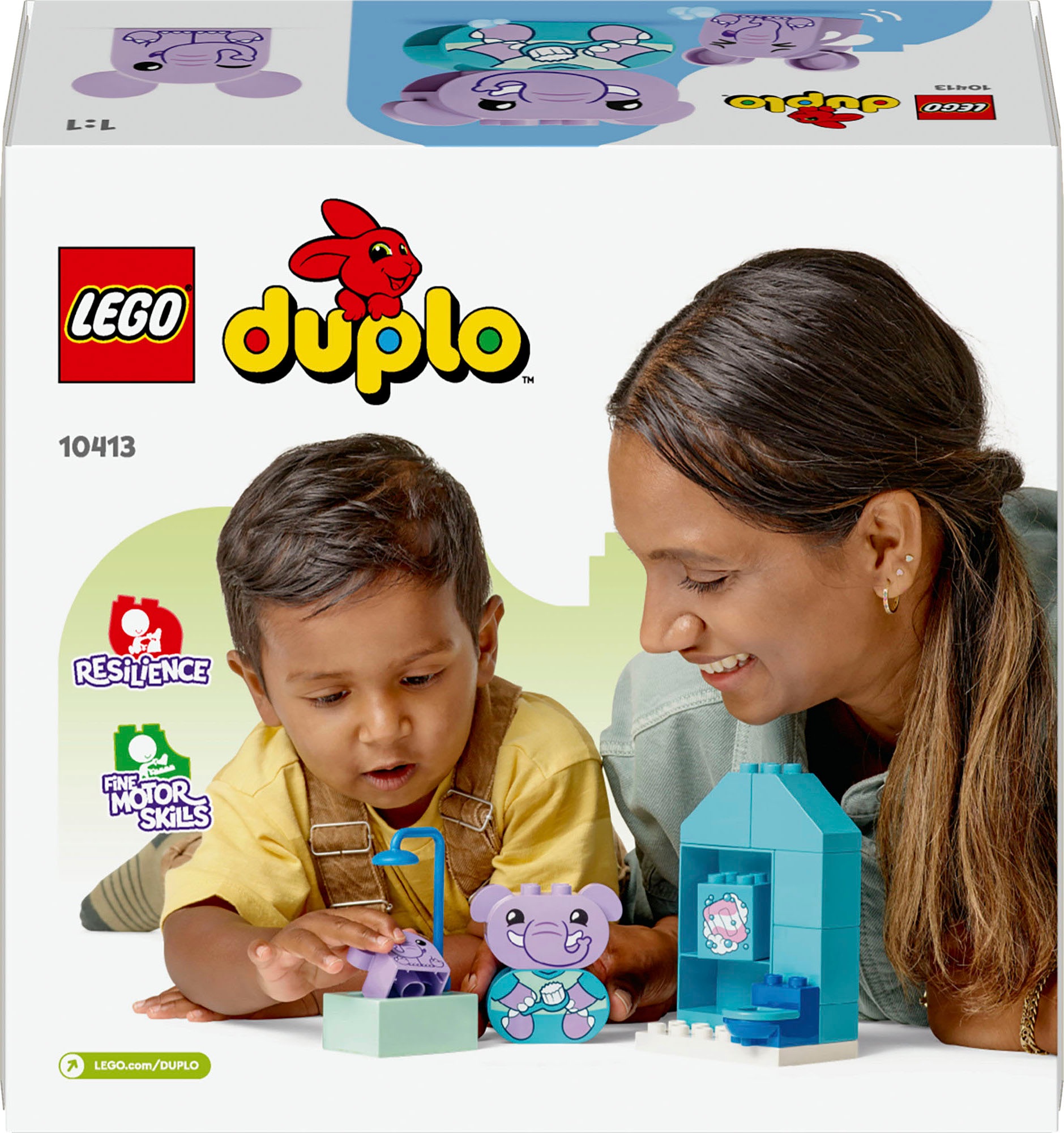 LEGO® Konstruktionsspielsteine »Alltagsroutinen: Baden (10413), LEGO DUPLO My First«, (15 St.), Made in Europe