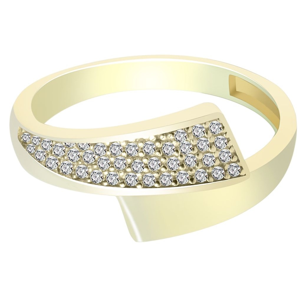 Adelia´s Fingerring »Adelia's Damen Ring aus 333 Gold mit Zirkonia«