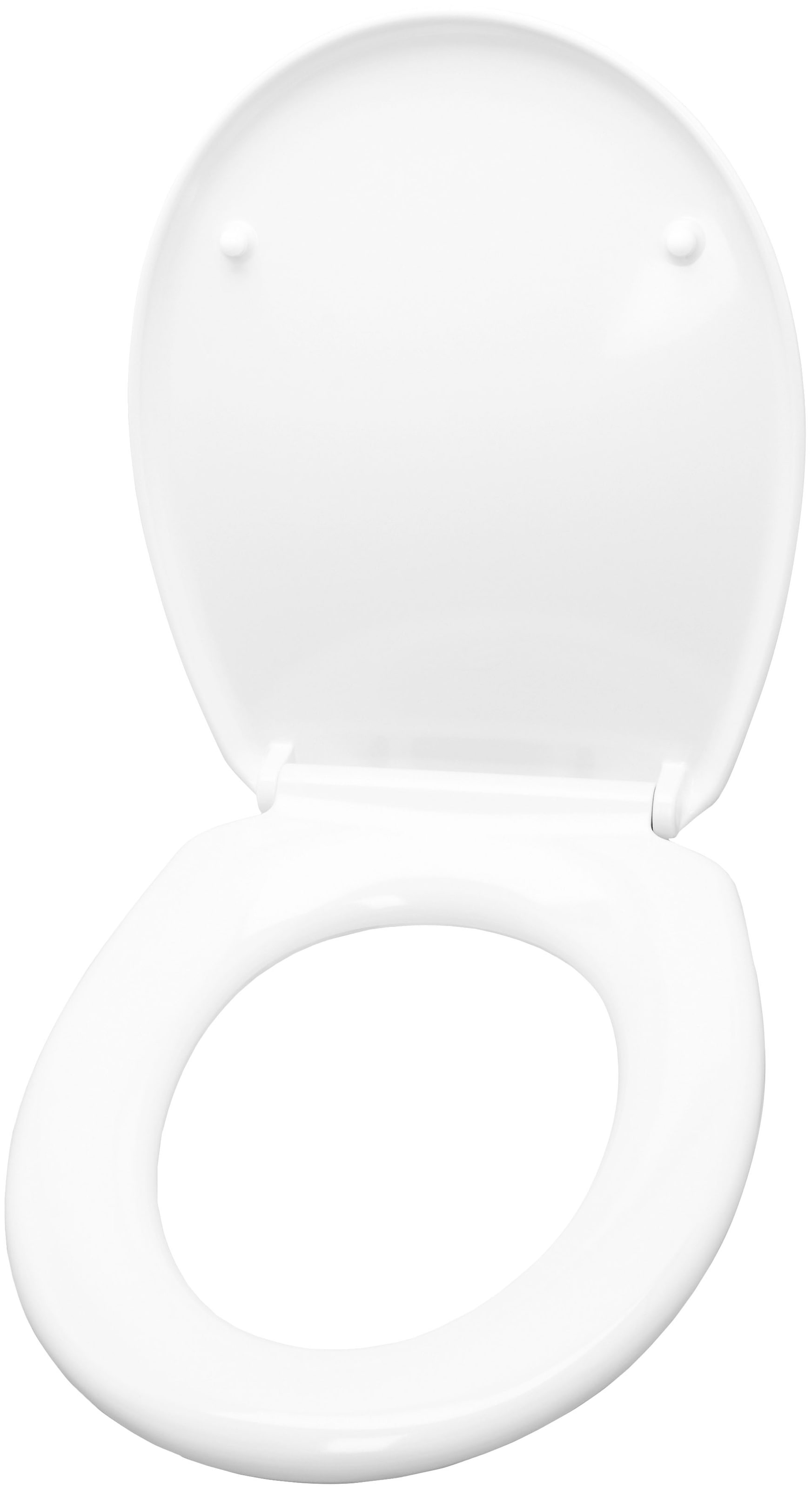 CORNAT WC-Sitz »Klassisch weißer Look - Pflegeleichter Duroplast - Quick up«