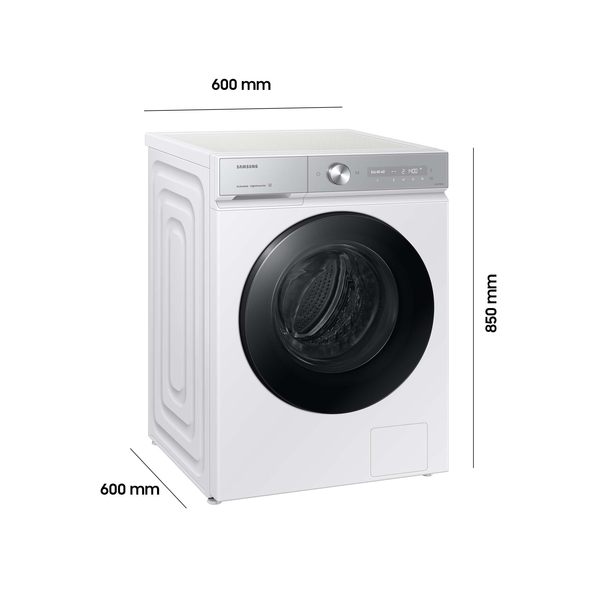 Samsung Waschmaschine WW8400D »WW11DB8B95GH« 11 kg 1400 U/min Quick Drive™ Option – Volle Waschleistung. Halbe Zeit
