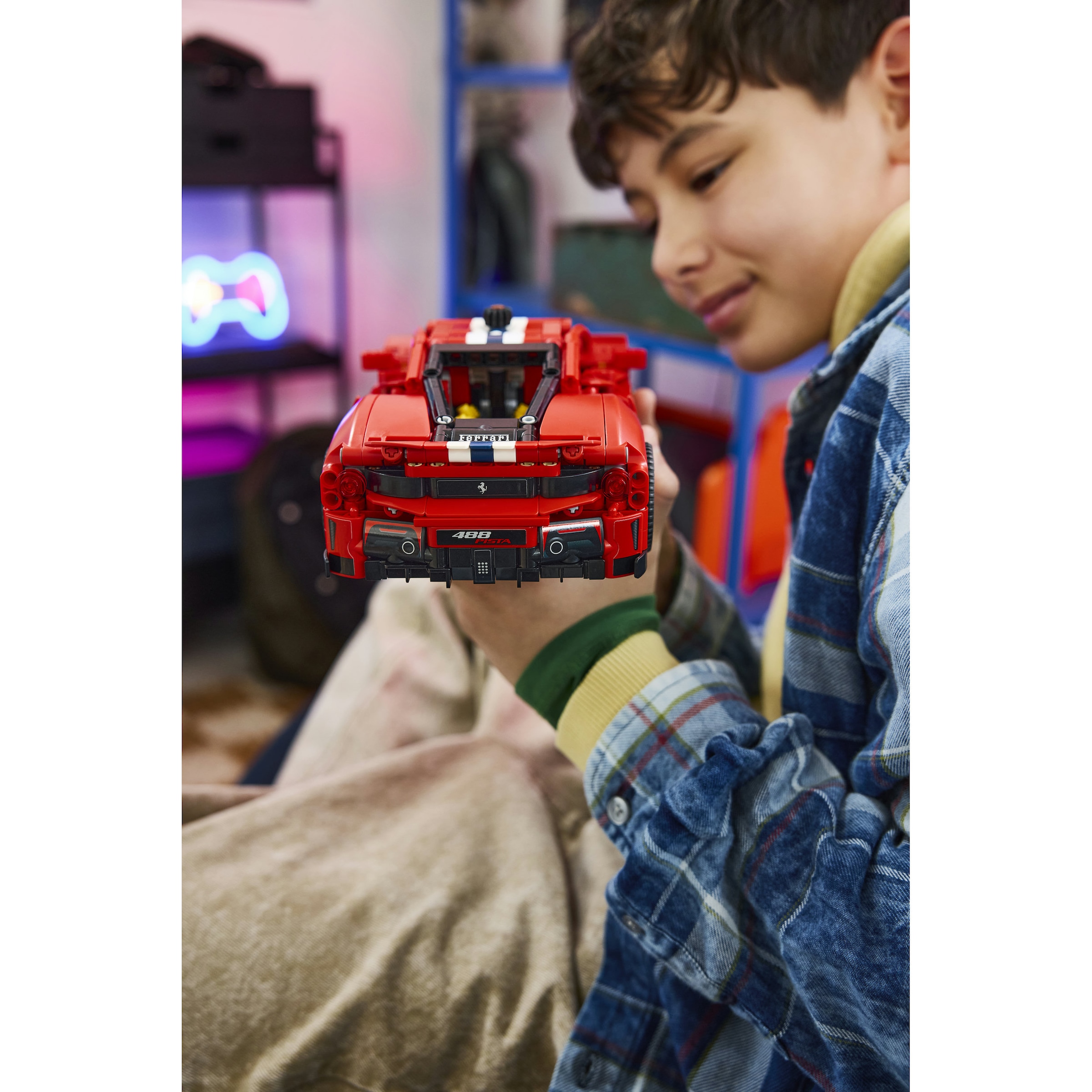 LEGO® Konstruktionsspielsteine »Ferrari 488 Pista Auto (42235), LEGO Technic« Made in Europe