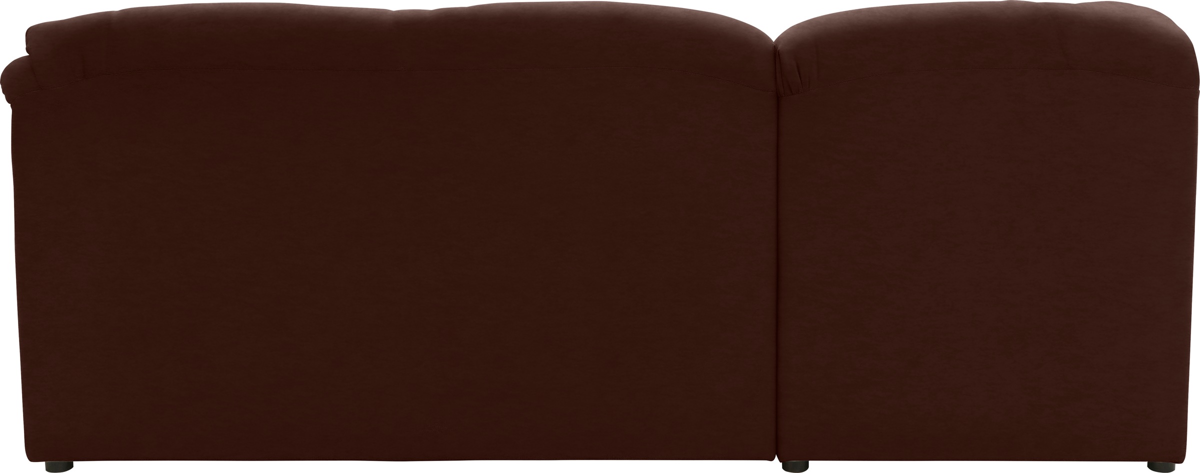 DOMO collection Ecksofa »Faenza für kleine Räume, Stellmaße 232x176cm, komfortabel, L-Form« mit Ottomane, zeitlos, elegante Armlehnen, wahlweise mit Bettfunktion