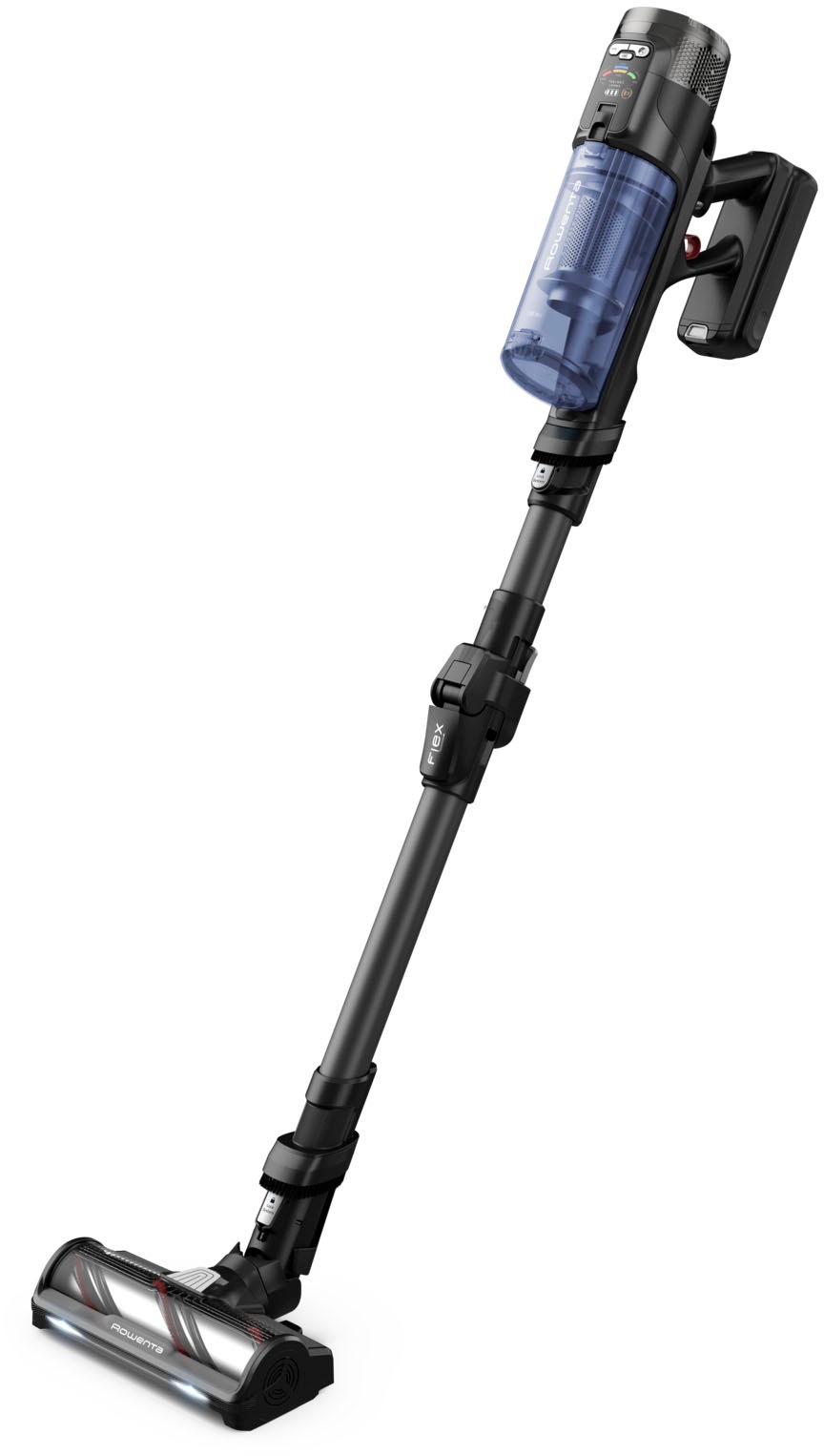 Rowenta Nass-Trocken-Akkusauger »X-Force Flex 12.60 Neo, 150 Air Watt, motorisierte Düse, LED-Saugkopf«, besonders leichtes Design, automatische Saugleistungsanpassung, RH9LC1