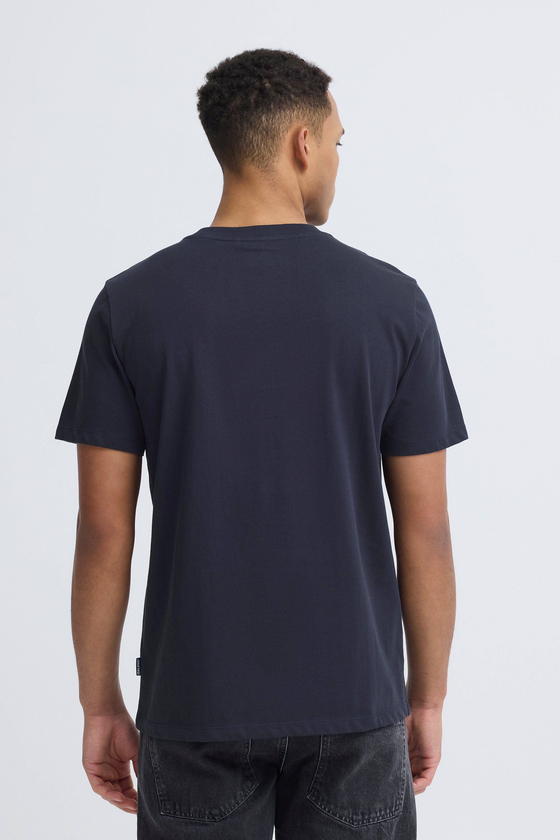Blend T-Shirt »BHKURT FUNNY GRAPHIC S/S TEE« mit normaler Länge, ohne Verschluss, aus Baumwolle und Single Jersey