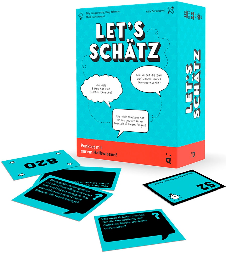 Helvetiq Spiel »Let's Schätz« Made in Europe