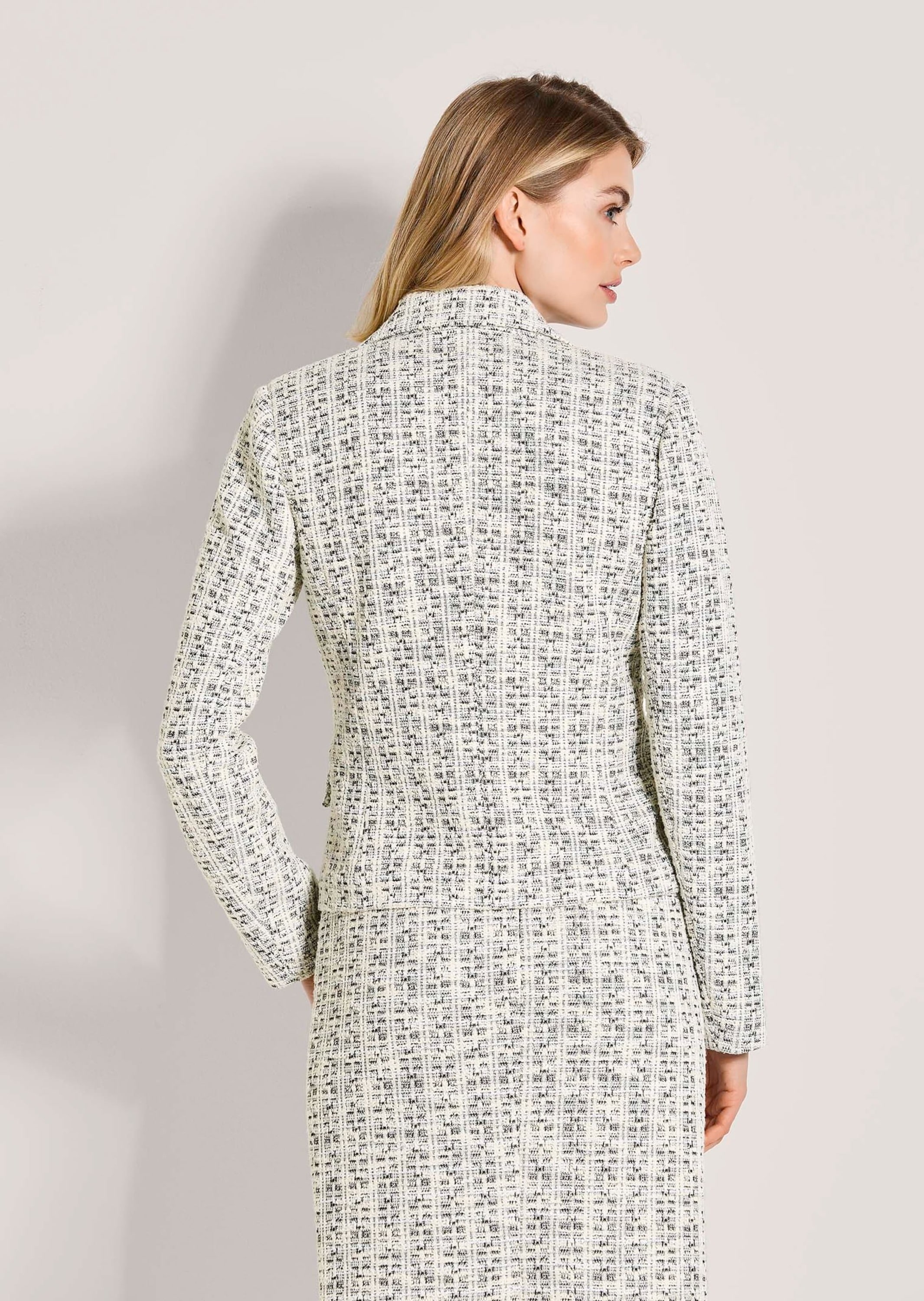 MADELEINE Jackenblazer »Blazer Tweed-Blazer mit Reverskragen«