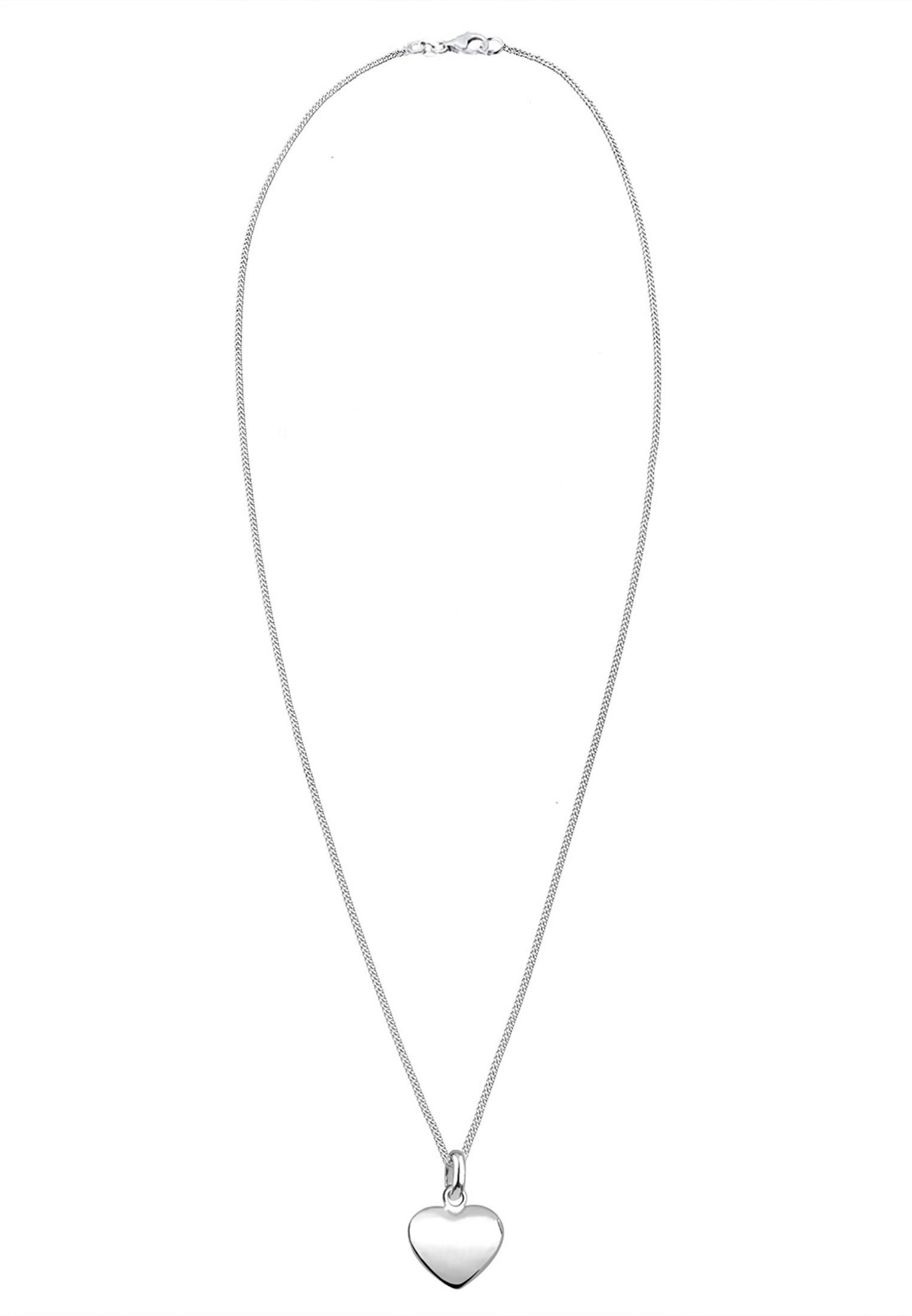 Elli Kette mit Anhänger »Halskette Herz Filigran Klassisch 925 Silber«