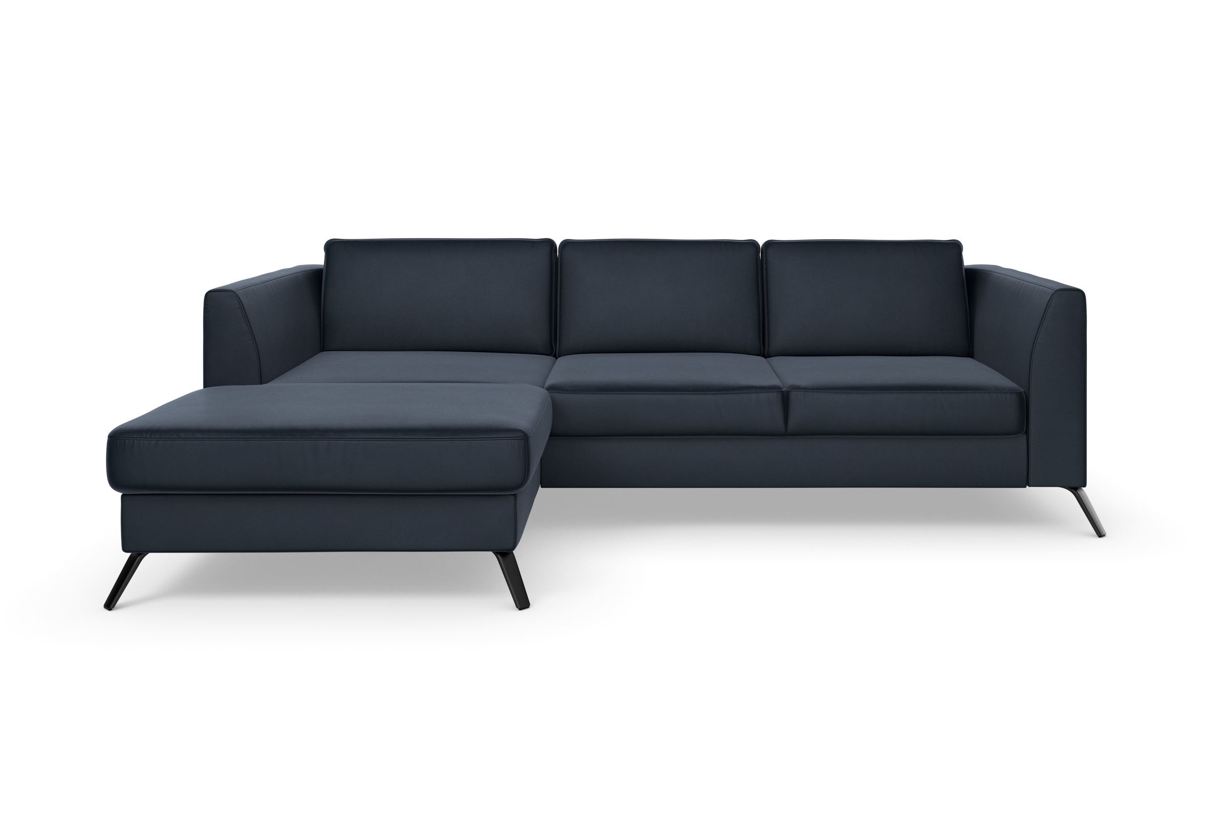 sit&more Ecksofa »Olsen L-Form«, inklusive Sitztiefenverstellung, wahlweise mit Bettfunktion, 15cm hoch