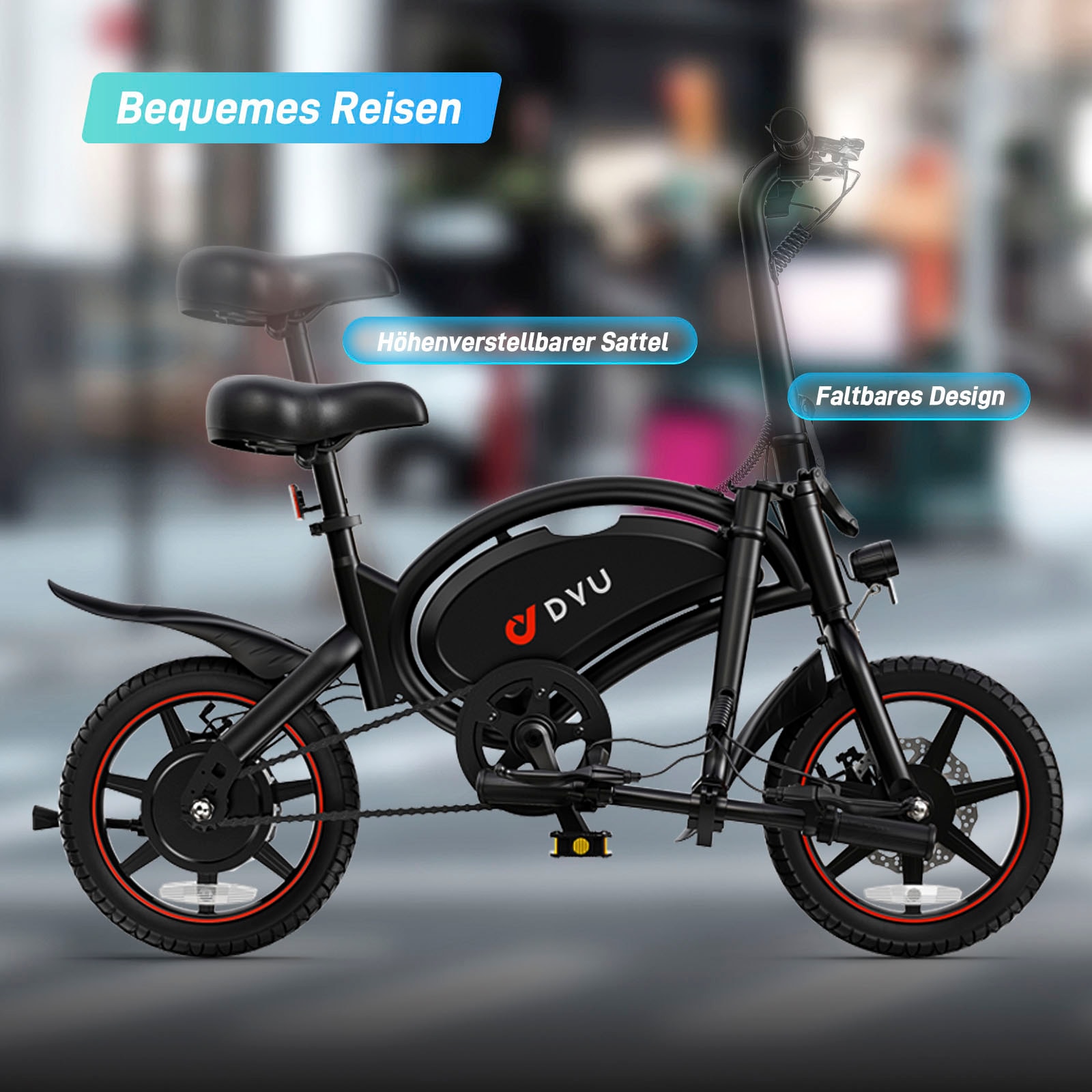 DYU »DYU D3S« Mittelmotor 250 W Packung, 