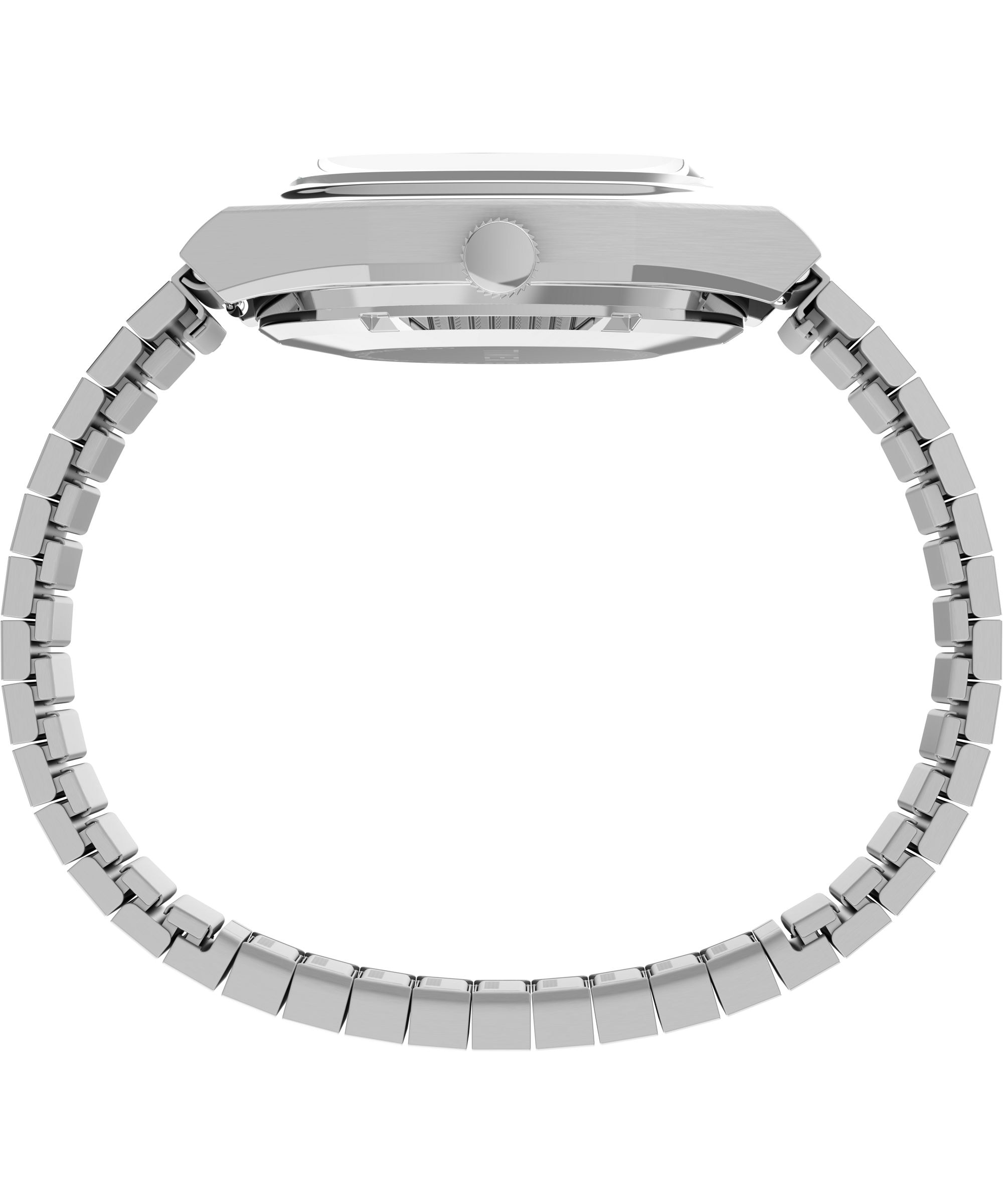 Timex Automatikuhr »E Line« Armbanduhr, Herrenuhr, Mechanische Uhr, Edelstahlarmband, analog, Tag