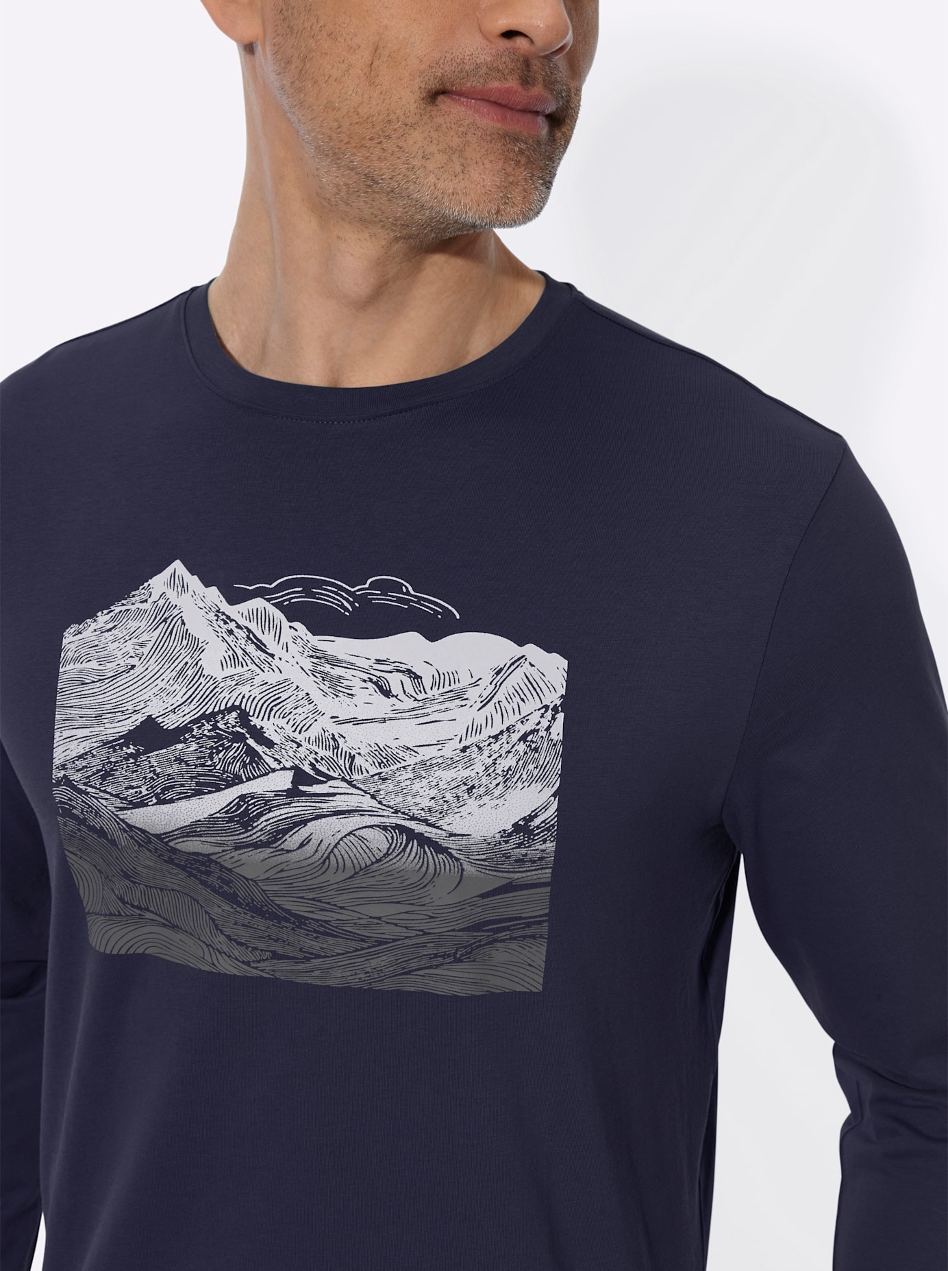 Classic Langarmshirt »Freizeitshirt« 1