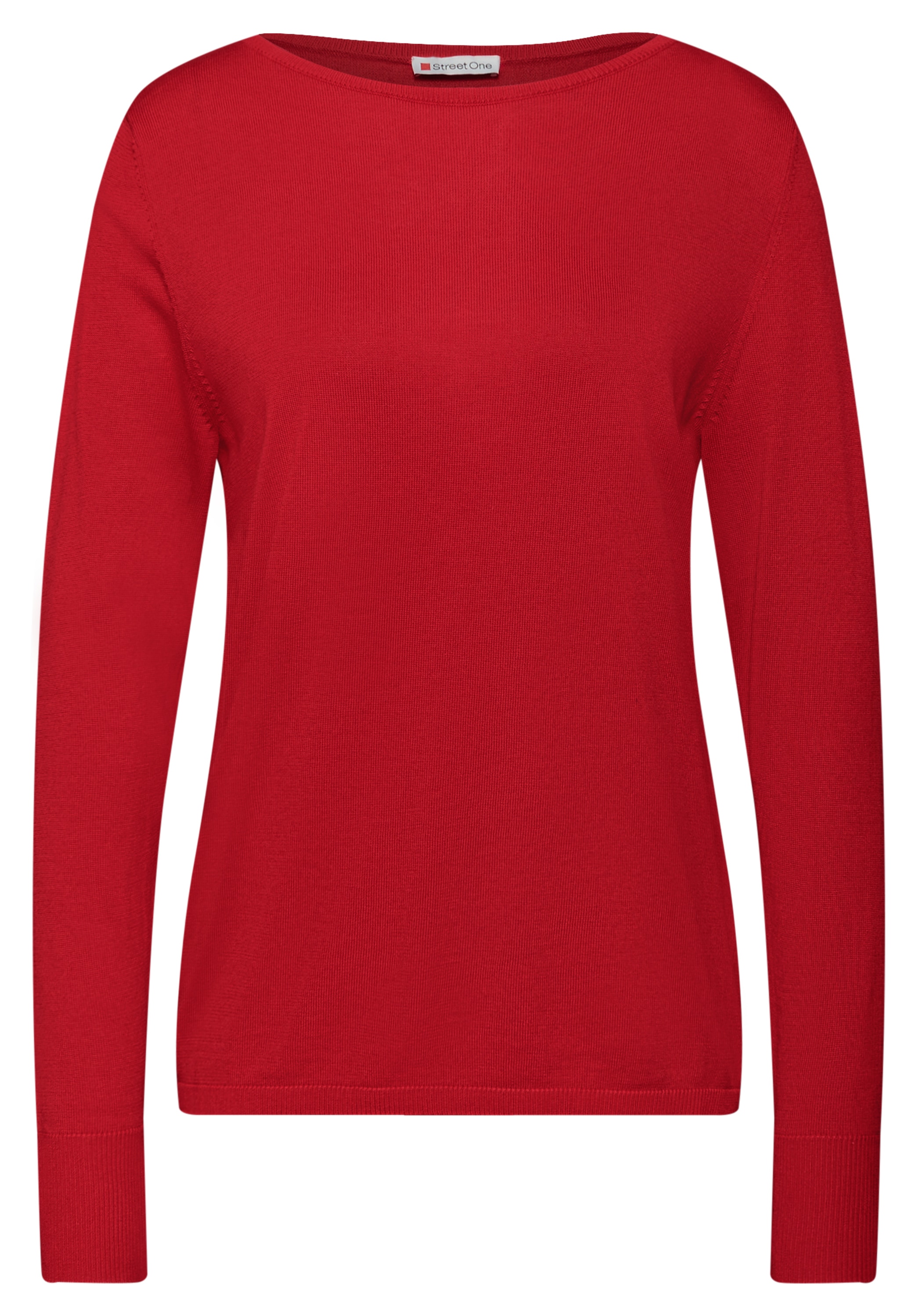 STREET ONE Strickpullover mit U-Boot-Ausschnitt