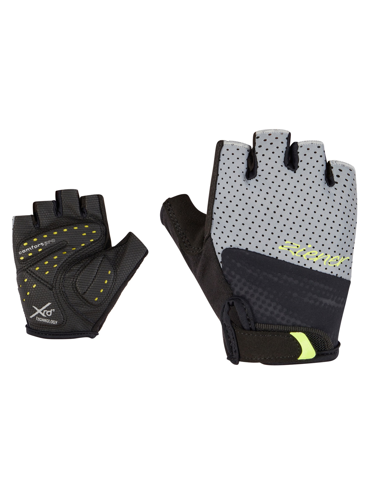 Ziener Fahrradhandschuhe »CLEARY-Z« in gelb, Größe 6