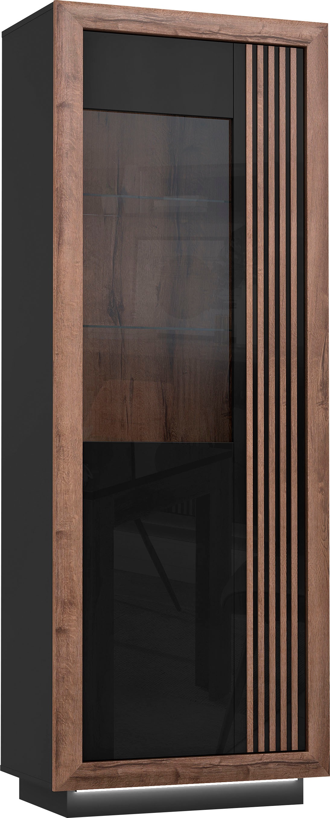 FORTE Highboard »Savona«, Höhe 197 cm, inkl. Beleuchtung