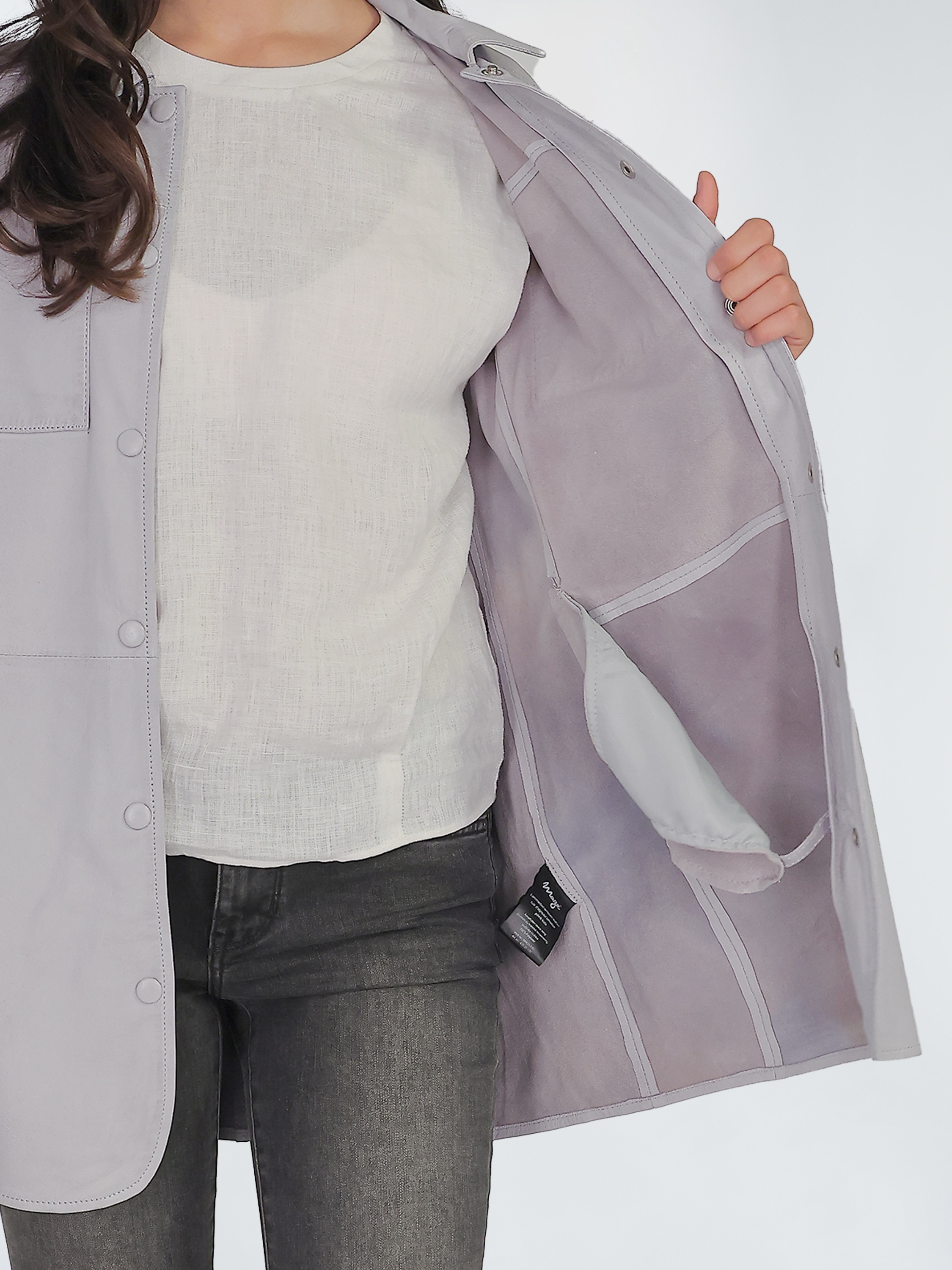 Maze Lederjacke »Lederhemd 42020135«