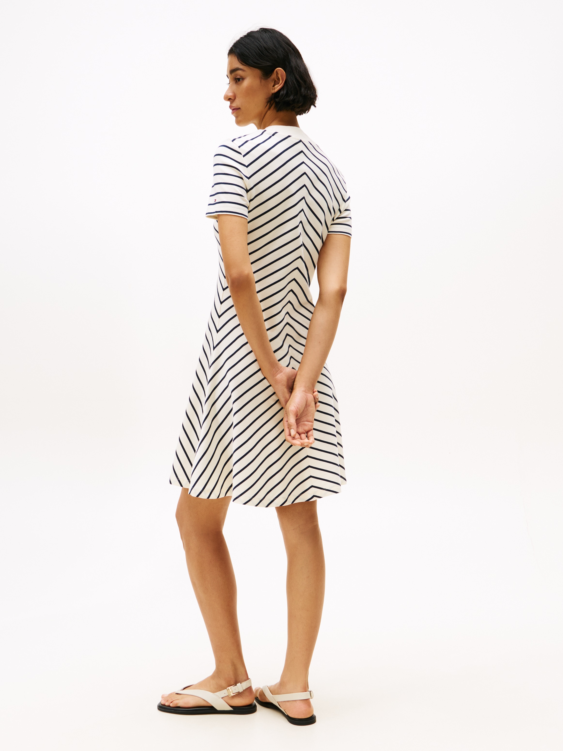 Tommy Hilfiger A-Linien-Kleid »MODERN F&F KNEE DRESS«, in Knielänge