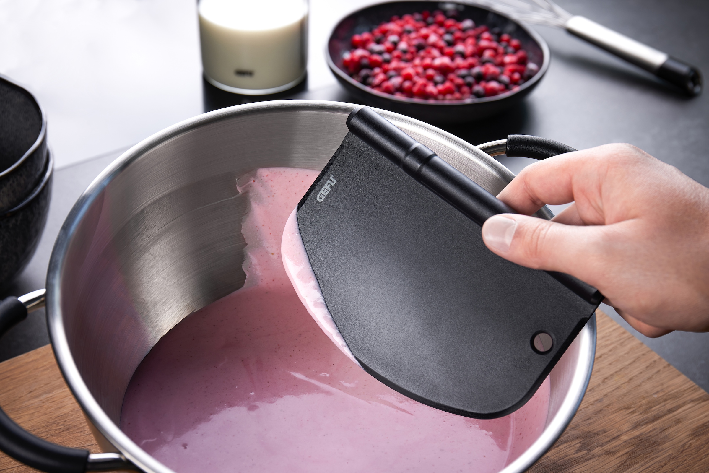 GEFU Teigspachtel »DUTTO«, (Set, 2 tlg.), Zwei in Eins, spülmaschinengeeignet