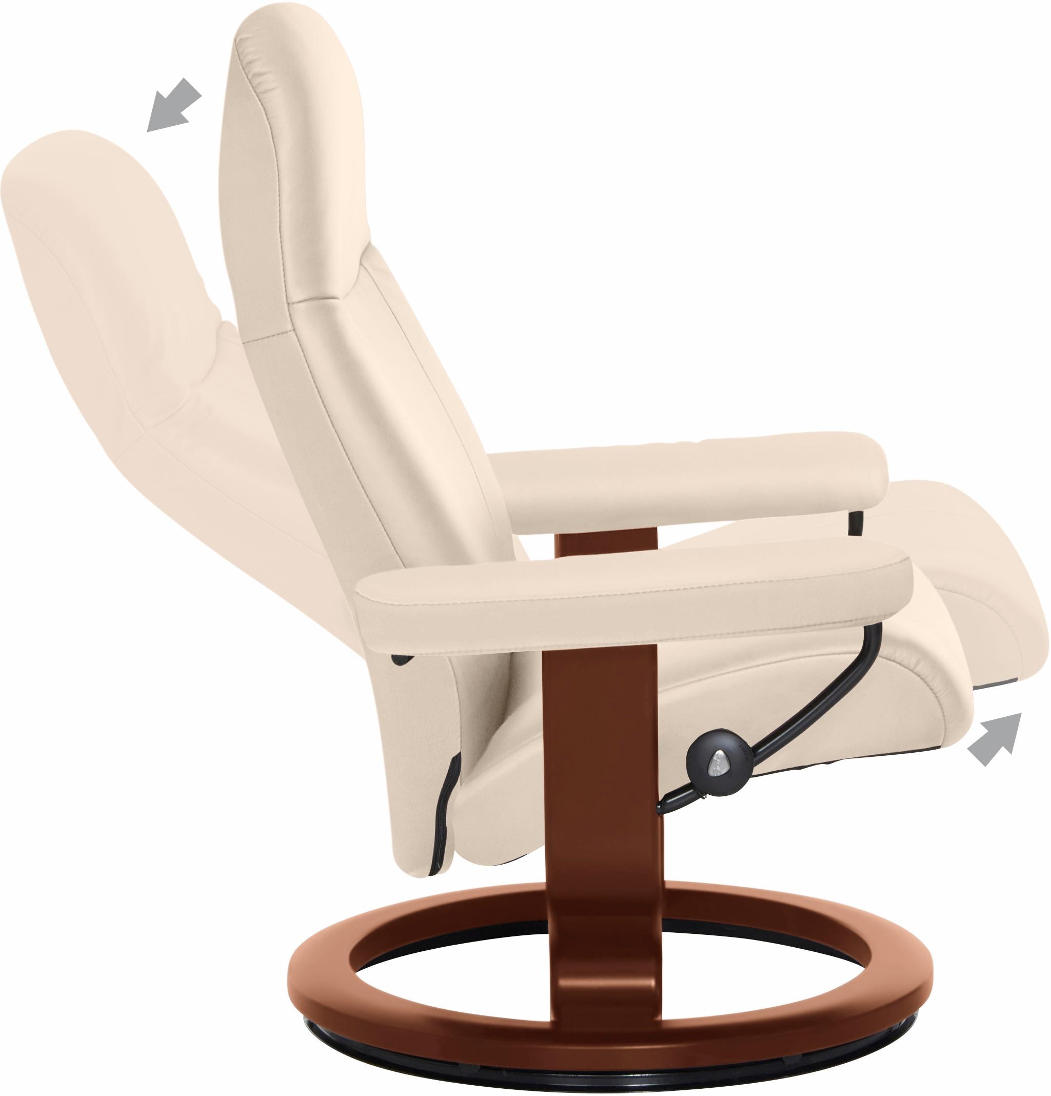 Stressless® Relaxsessel »Garda«, mit Classic Base, Größe M, Gestell Braun