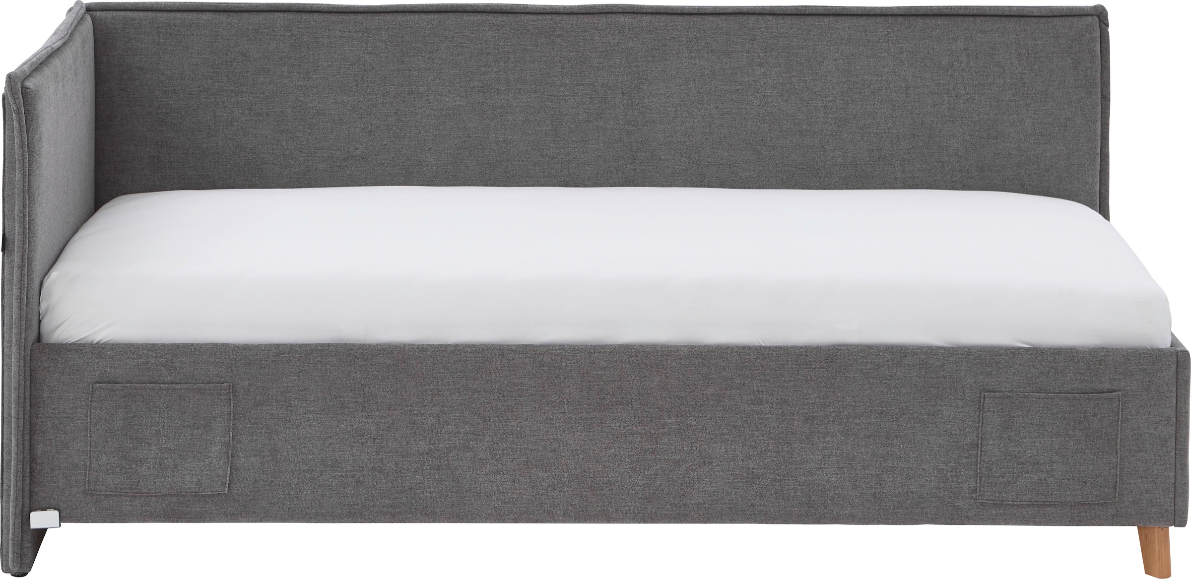 meise.möbel Kinderbett »FUN II« Polsterbett wahlweise mit Bettkasten, Jugendbett inkl. USB-Anschluss