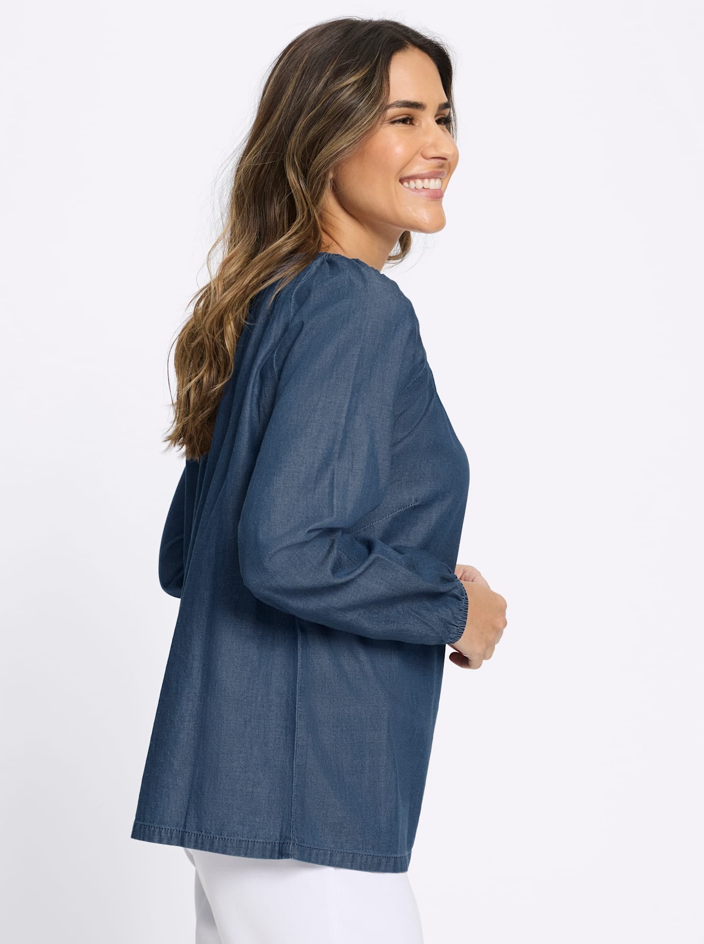 Classic Basics Jeansbluse