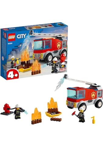 LEGO® Konstruktionsspielsteine »Feuerwehrauto (60280), LEGO® City Fire«, (88 St.),... kaufen