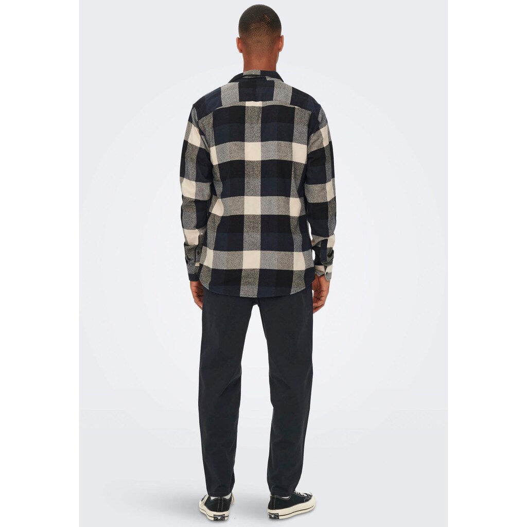 ONLY & SONS Karohemd »GUDMUND LIFE LS 3T CHECK SHIRT«