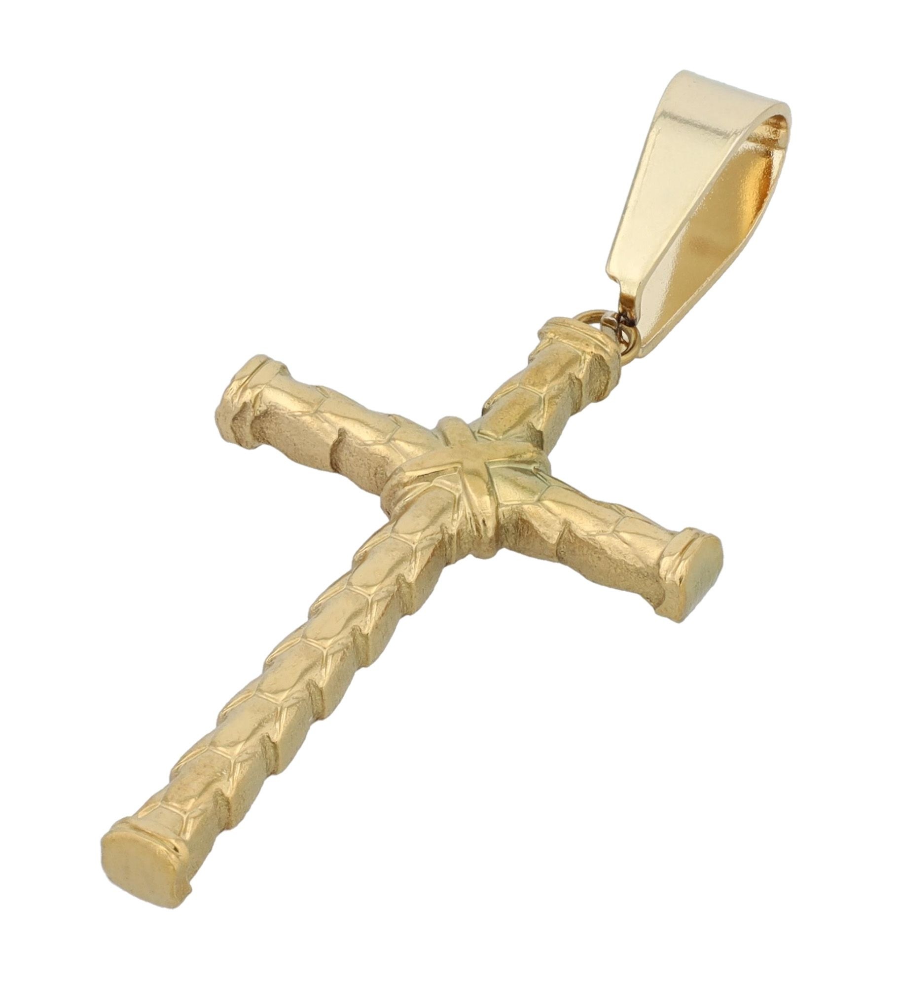 Adelia´s Kreuzanhänger »Unisex Anhänger ¿ Kreuz Kreuzanhänger aus Edelstahl«