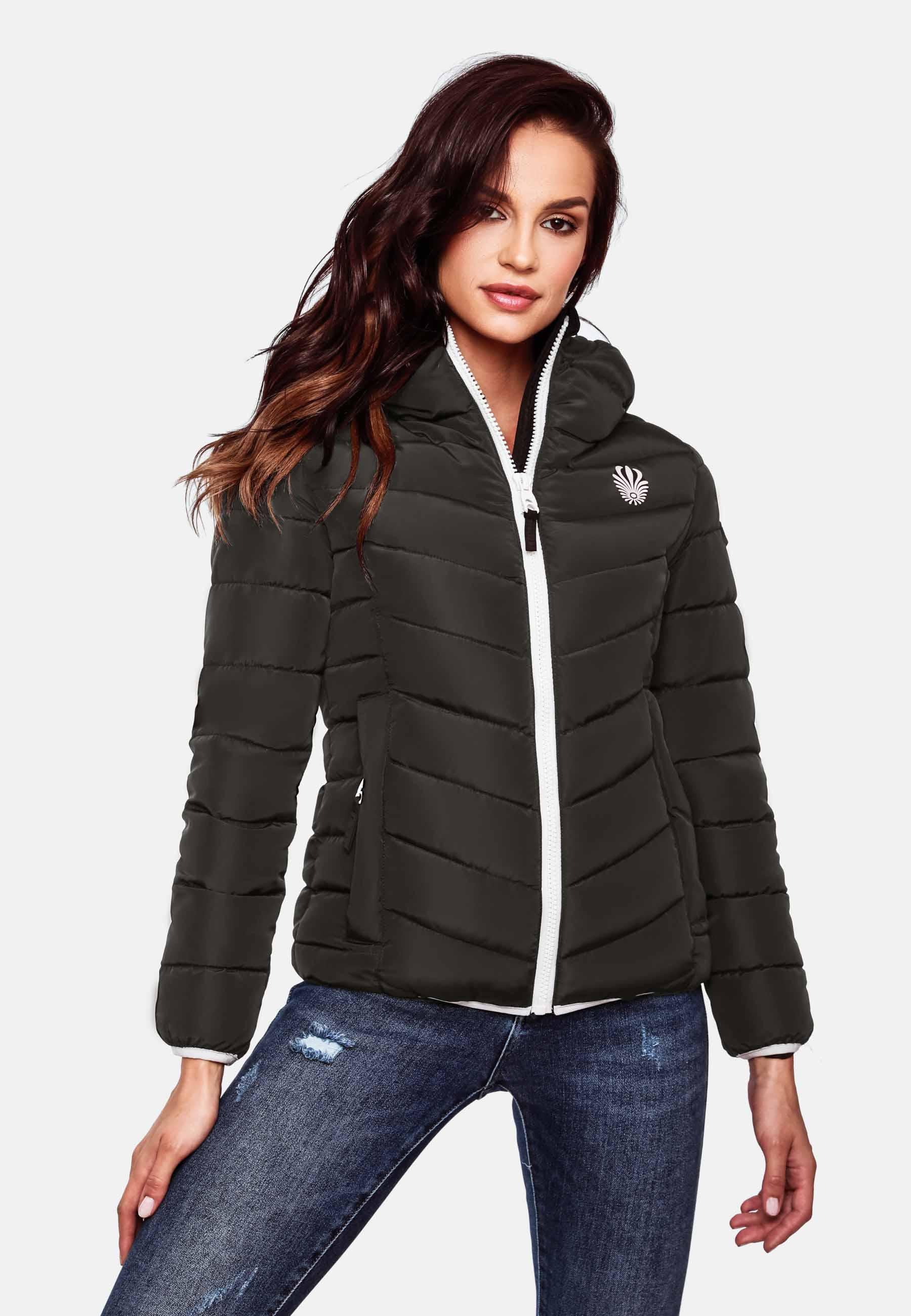Navahoo Steppjacke »Winterjacke Elva«, mit Kapuze, stylische Damen Winterjacke mit Kapuze