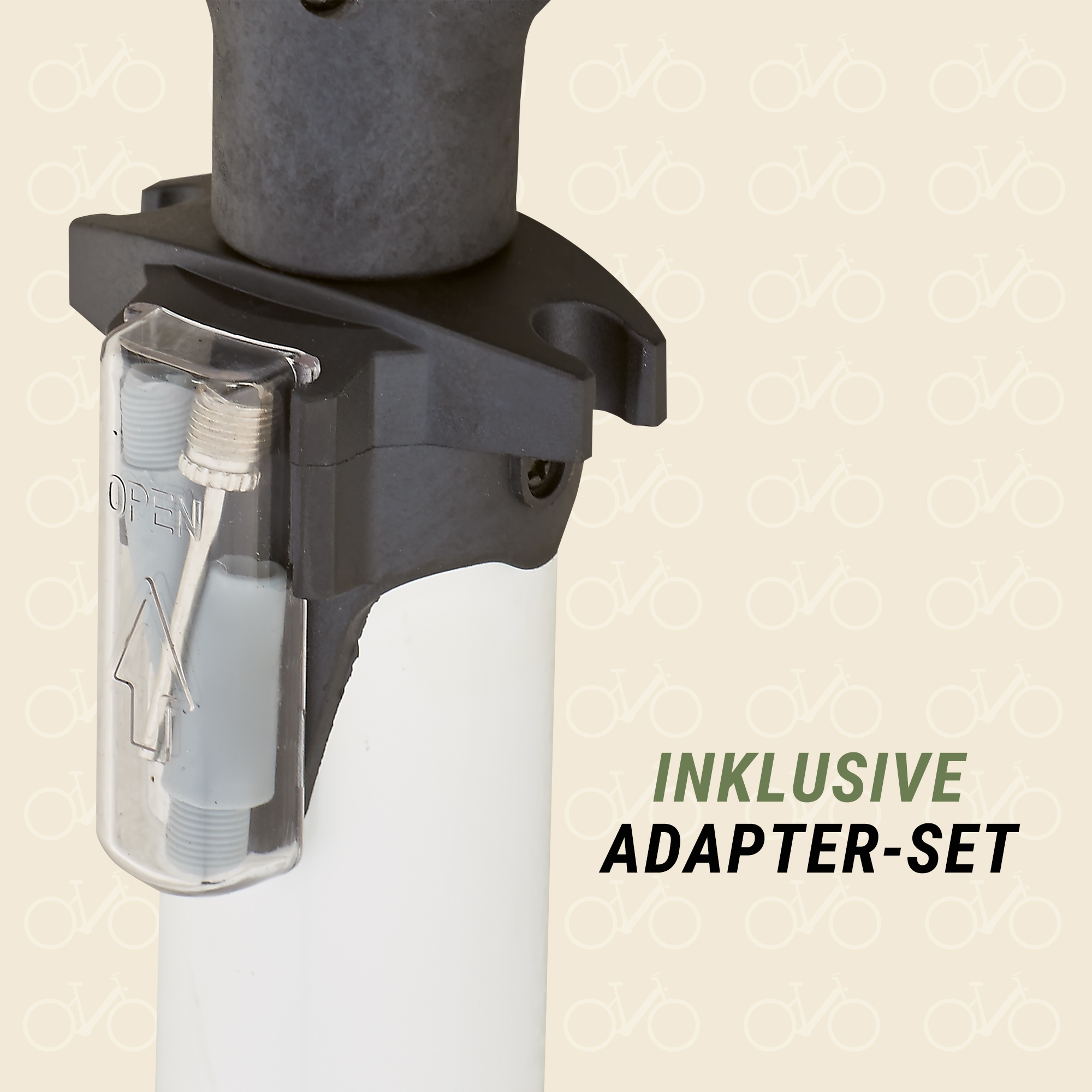 Prophete Standpumpe »Alu-Fußstandpumpe m. digitalem Manometer«