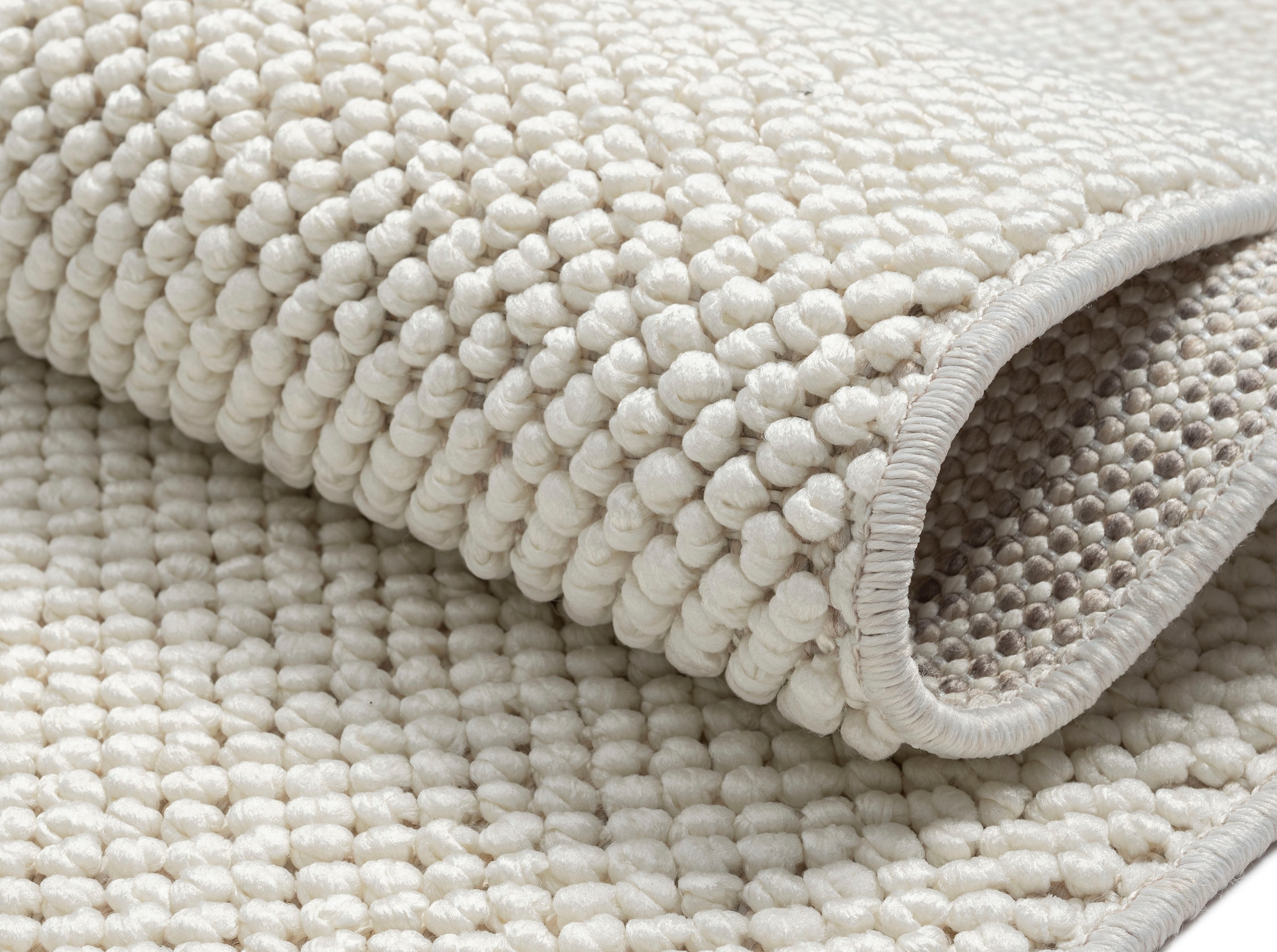 Myflair Möbel & Accessoires Teppich »Ava« rechteckig 7 mm Höhe Uni Farben, meliert, Sisal-Optik, auch in rund erhältlich, mit Fransen