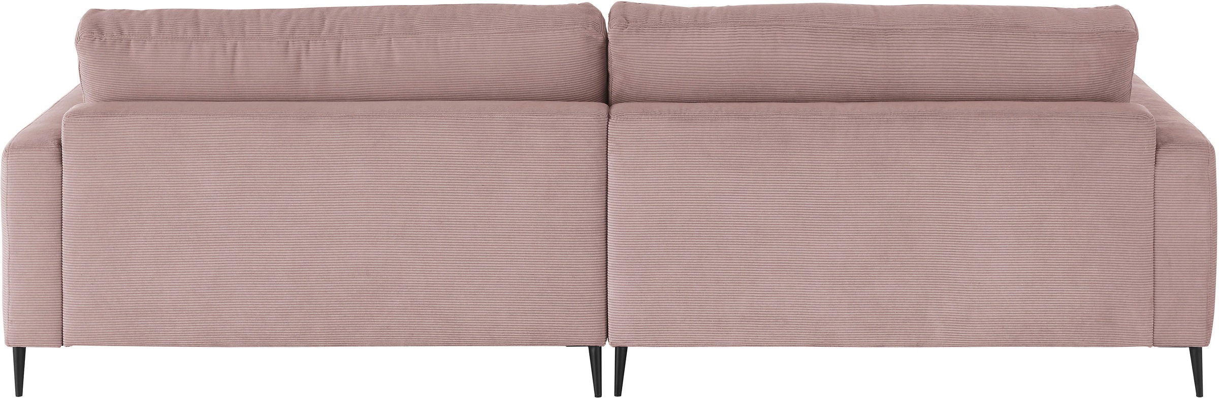 Home affaire Ecksofa »Downtown, B/T/H: 272/190/84 cm L-Form« weicher Sitzkomfort auch in Cord und Bouclé, incl. Zierkissen