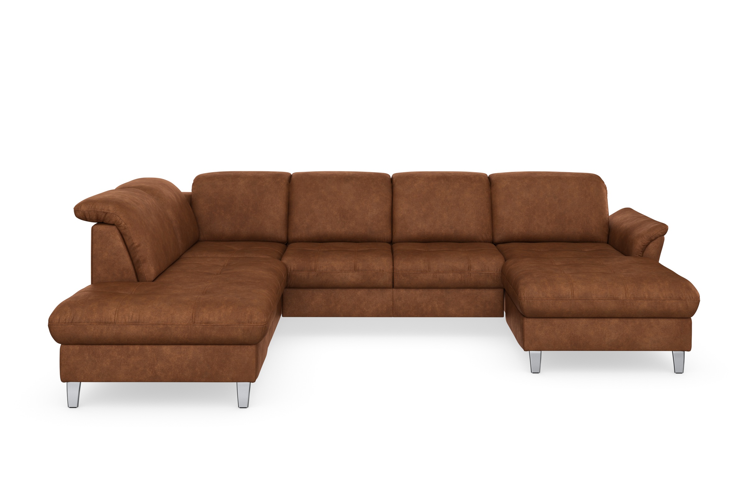 sit&more Wohnlandschaft »Maggiore U-Form«, wahlweise mit Kopfteilverstellung, Bettfunktion und Stauraum