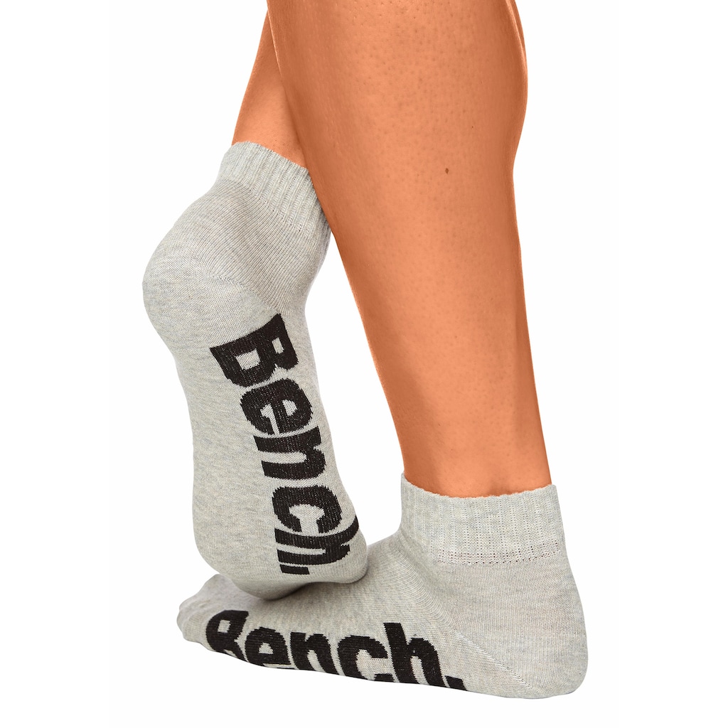 Bench. Kurzsocken, (Set, 6 Paar), mit komfortablem Rippbündchen