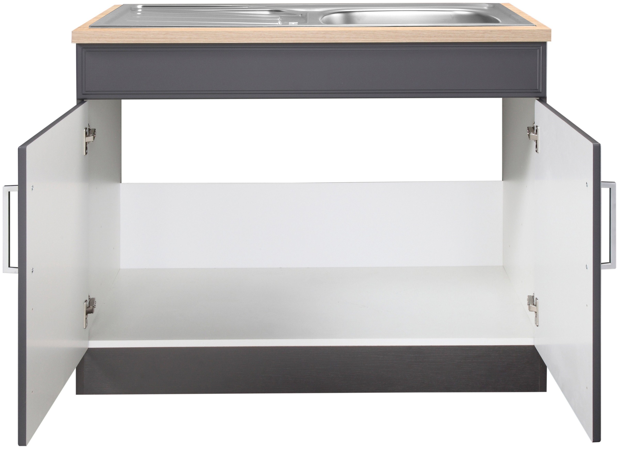 KOCHSTATION »KS-Stockholm« hochwertige MDF-Fronten