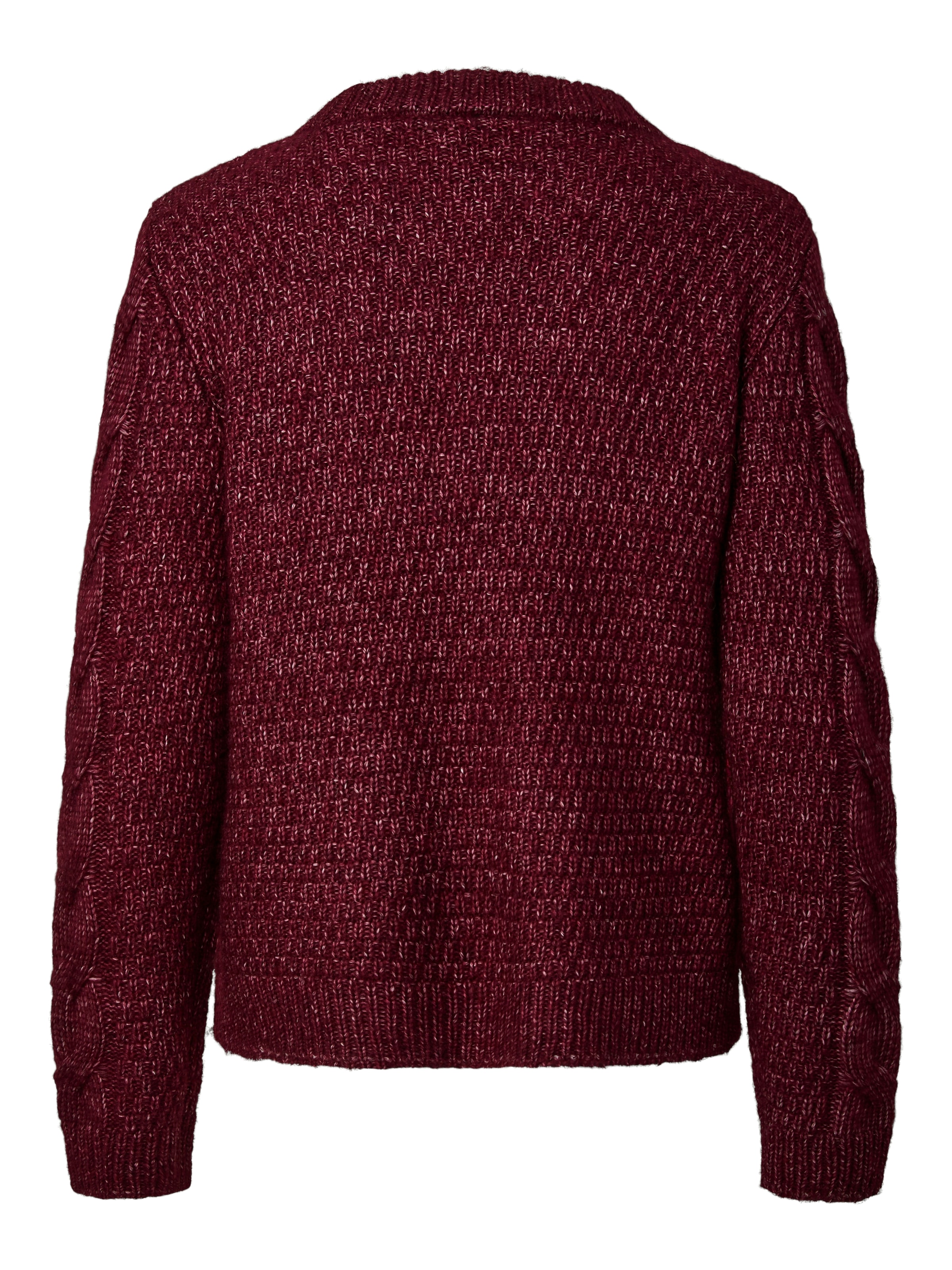 pieces Strickpullover »PCNINA LS O-NECK KNIT NOOS BC«