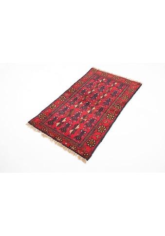morgenland Wollteppich »Belutsch Teppich handgeknüpft rot«, rechteckig, 8 mm Höhe,... kaufen