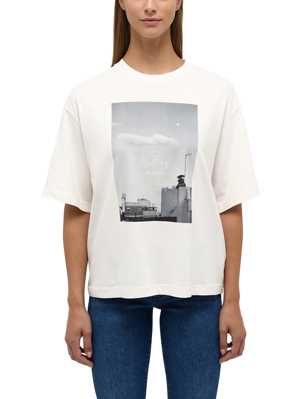MUSTANG Kurzarmshirt »T-Shirt« online bei OTTO