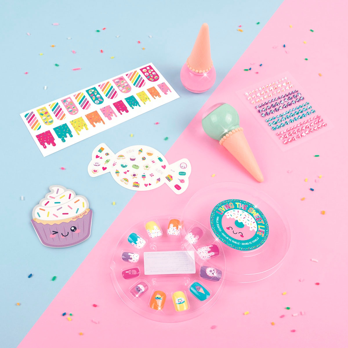 Make it real Kreativset »Süßigkeiten Nagelset mit Vanilleduft«, für Kinder