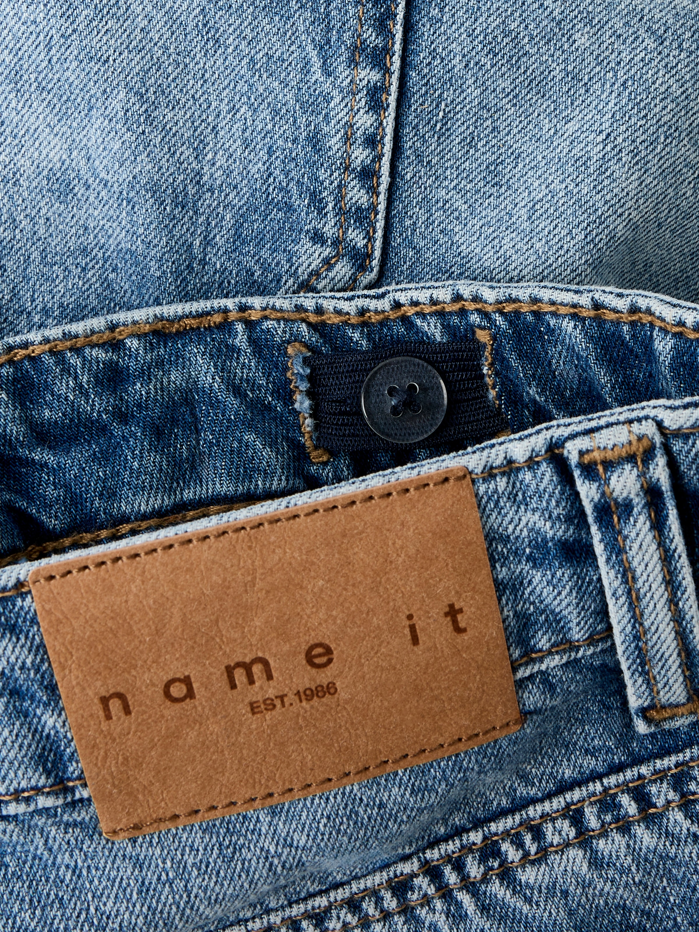 Name It Jeansshorts »NKFEMMA DNM SKORT 1040-MJ NOOS« Baumwolle, Denim