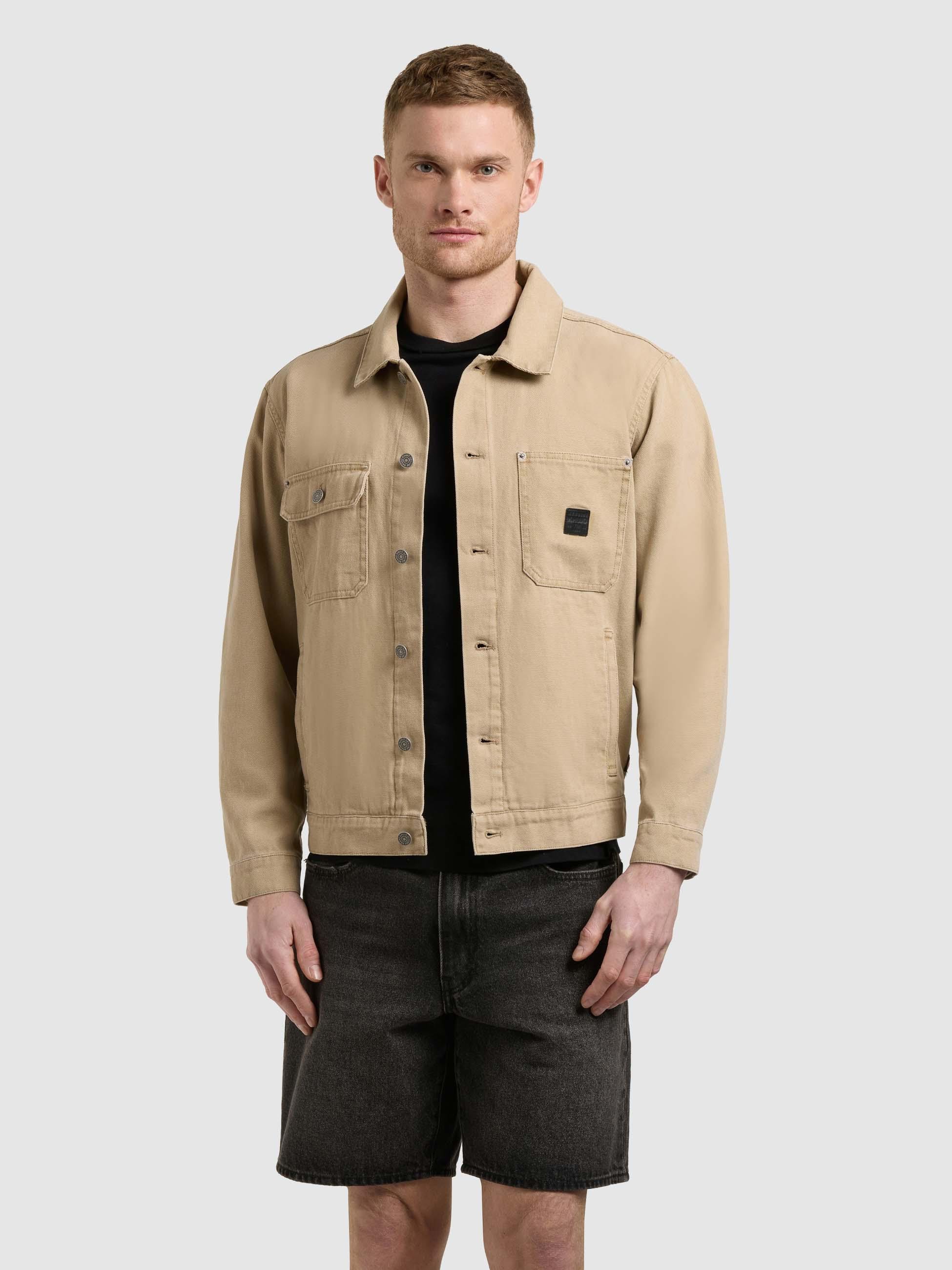 khujo Jeansjacke »Jeansjacke Ronny« ohne Kapuze Herren Denim-Jacke mit Brusttaschen