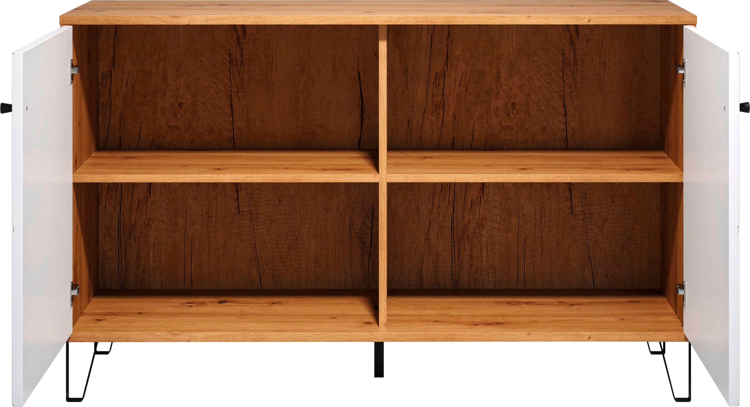 Home affaire Sideboard »Tarragona« Sideboard mit 2 Türen & Soft-Close - (B/T/H) 123/40/76 cm
