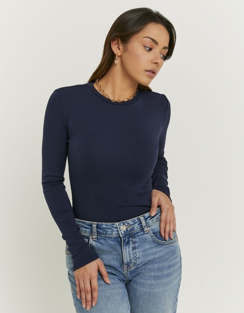 Tally Weijl Langarmbody »SBOCOCOSYM« Baumwollmischung, figurbetont