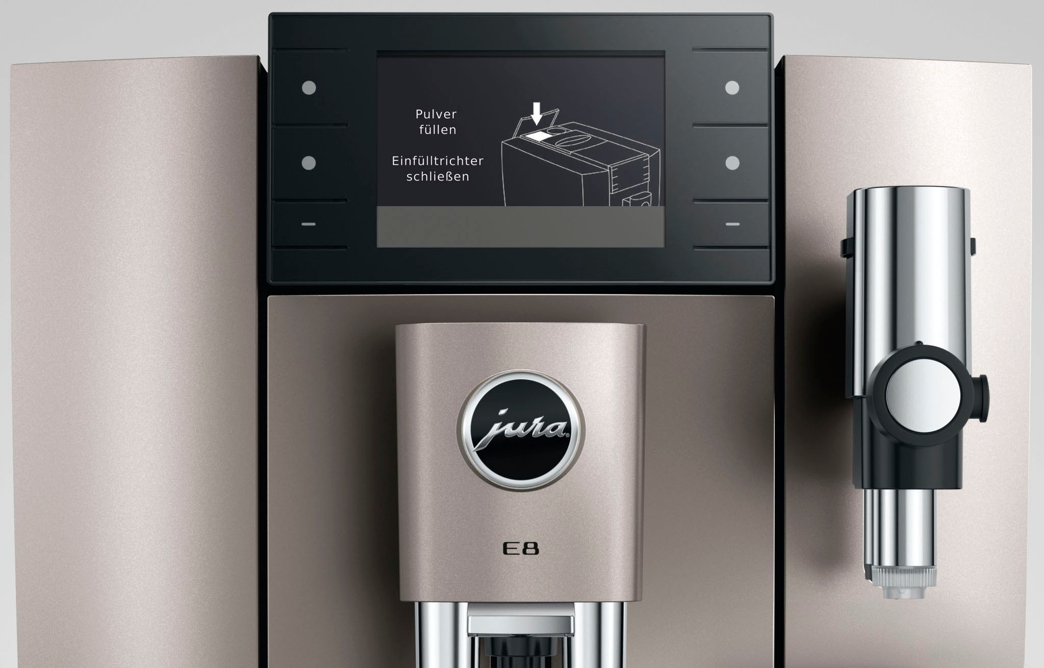 JURA Kaffeevollautomat »15712 E8 (ED), Midnight Silver« 27 Spezialitäten, WiFi, Hot & Light Brew, Sweet