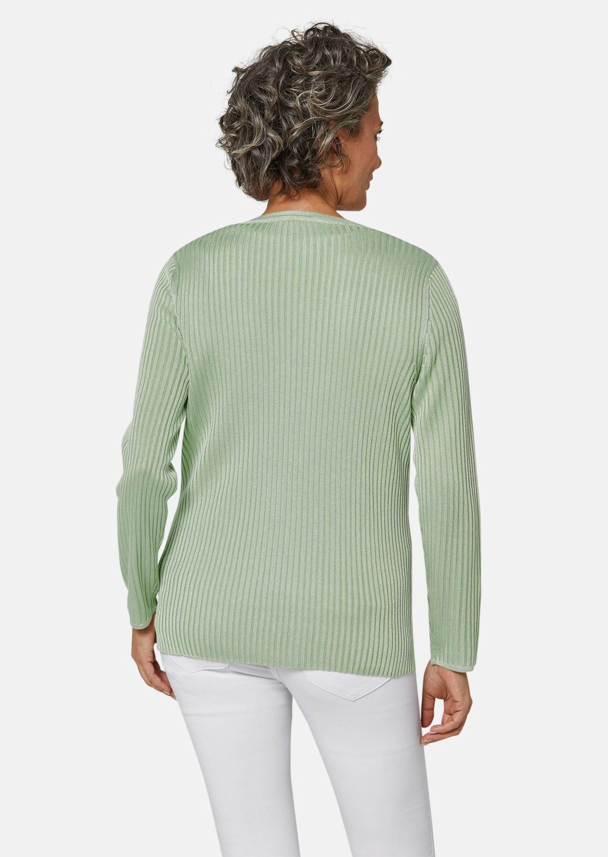 GOLDNER Strickjacke »Strickjacke Pflegeleichte Strickjacke in hochwertiger Rippenstruktur«
