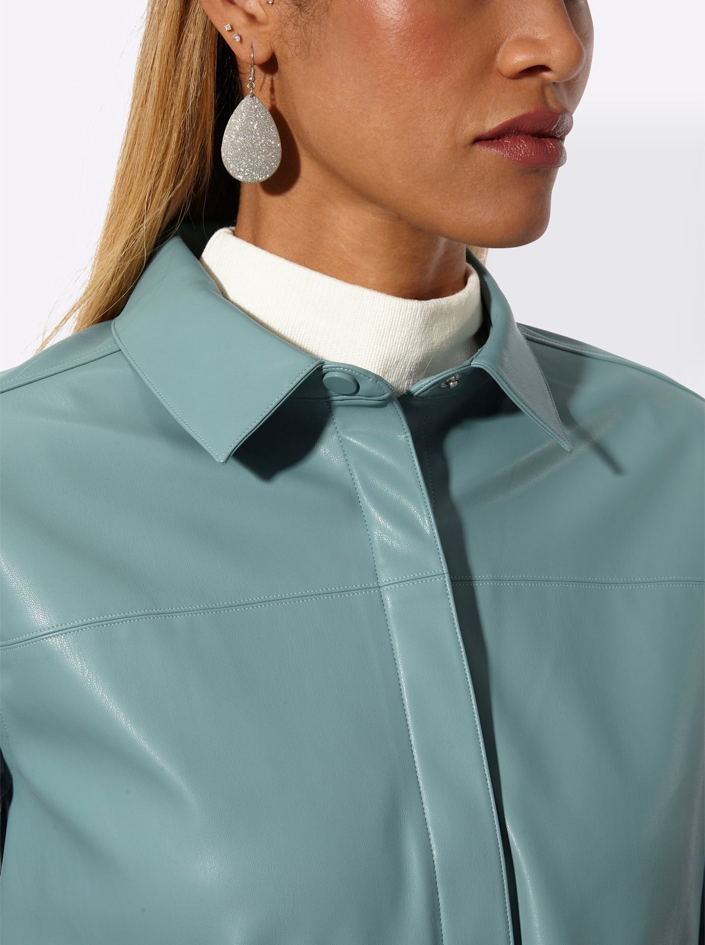 creation L Lederimitat-Blazer »Lederimitat-Blazer«
