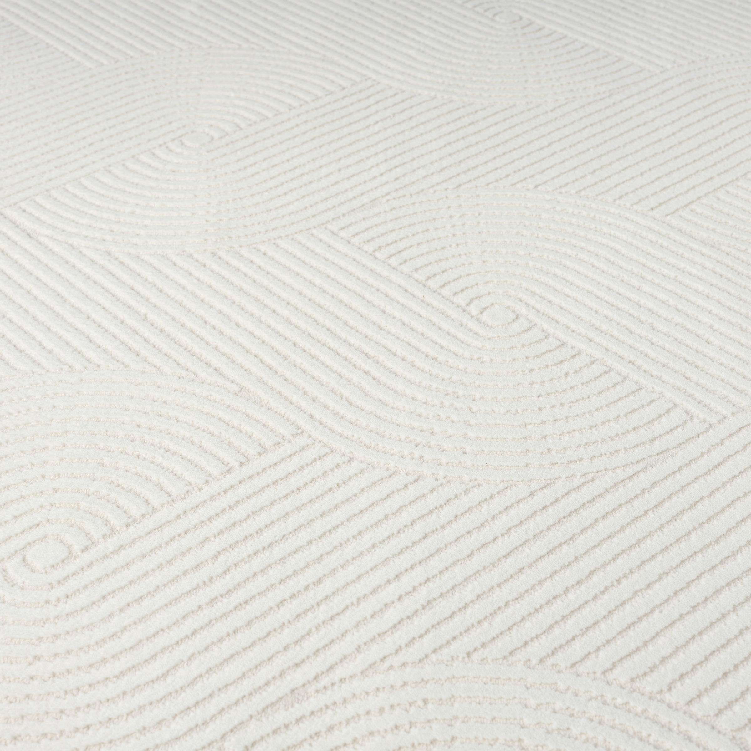 Sehrazat Teppich »Nora 5800 , auch als Läufer« rechteckig 10 mm Höhe Kurzflor, grafisches Hoch Tief  Muster, Wohnzimmer