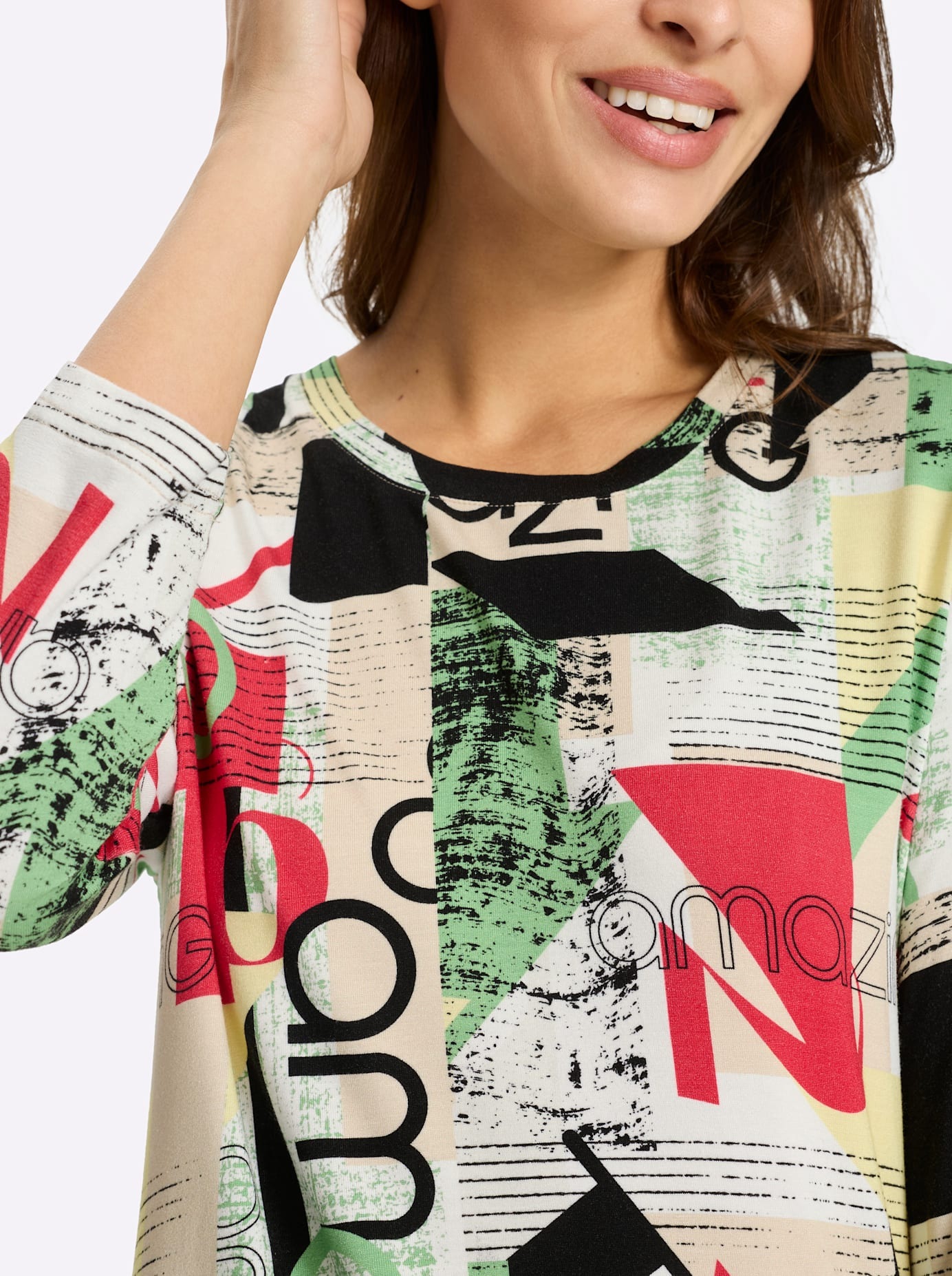 Inspirationen 3/4-Arm-Shirt »Print-Shirt« 1 tlg.