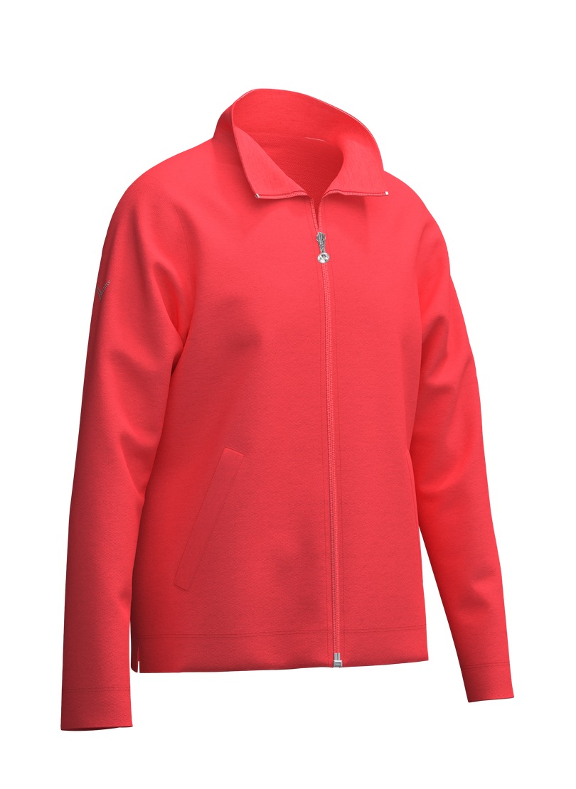 Trigema Sweatjacke »TRIGEMA Jacke mit funkelnden Strass-Steinen« 1 tlg.